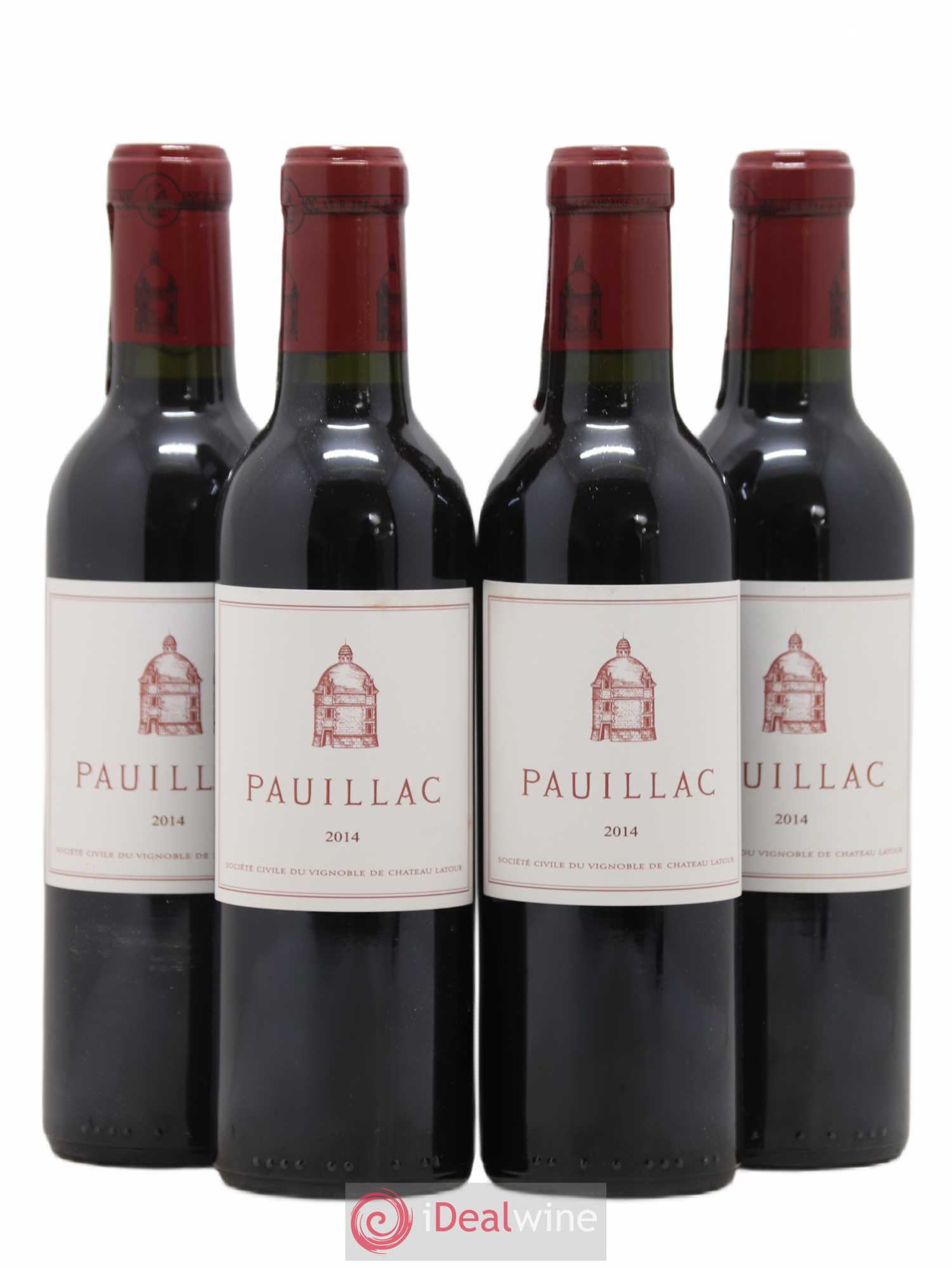 Pauillac de Château Latour 2014 - Lot de 4 demi bouteilles - 0
