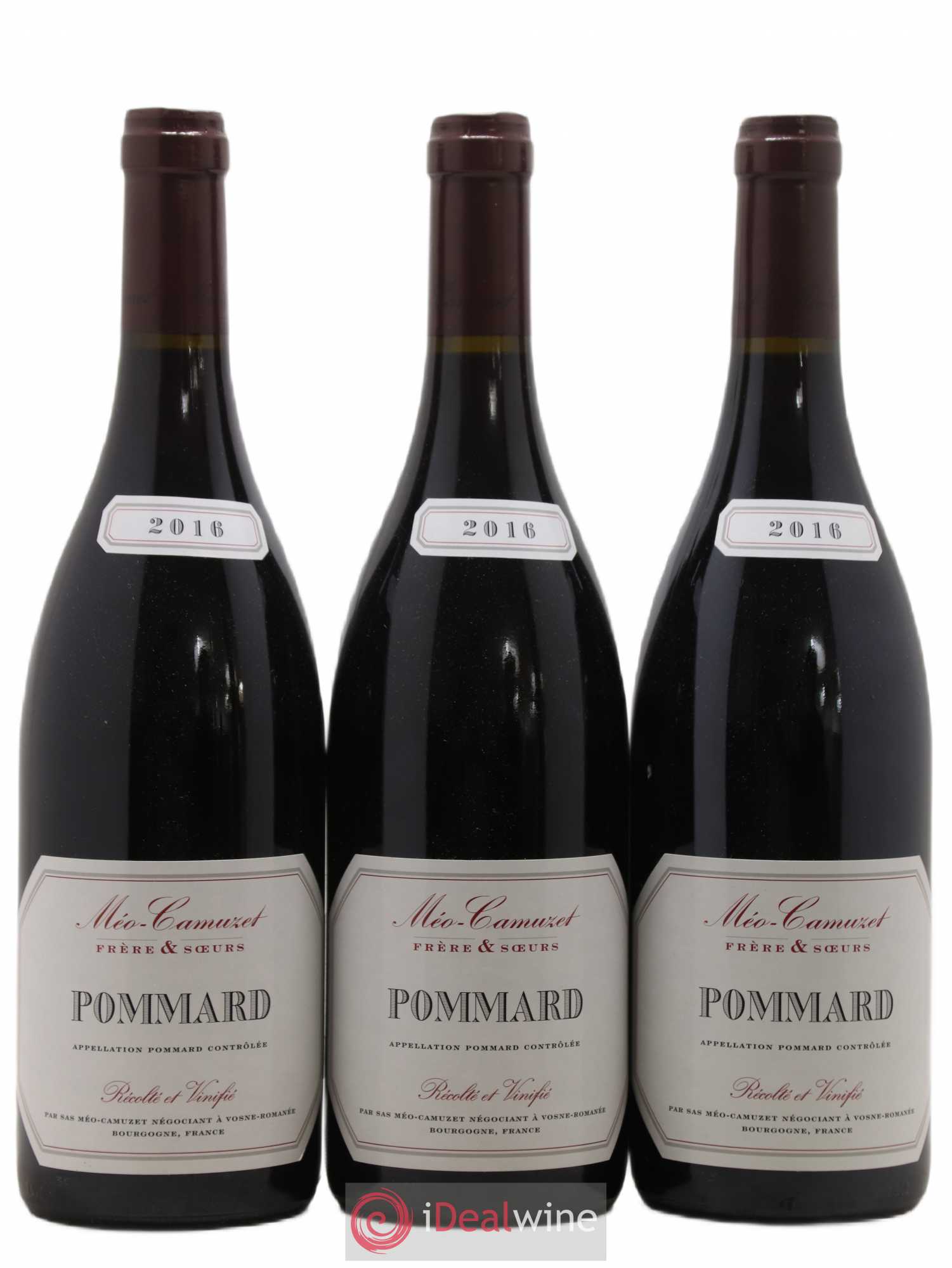 Pommard Méo-Camuzet (Frère & Soeurs) 2016 - Lot de 3 bouteilles - 0