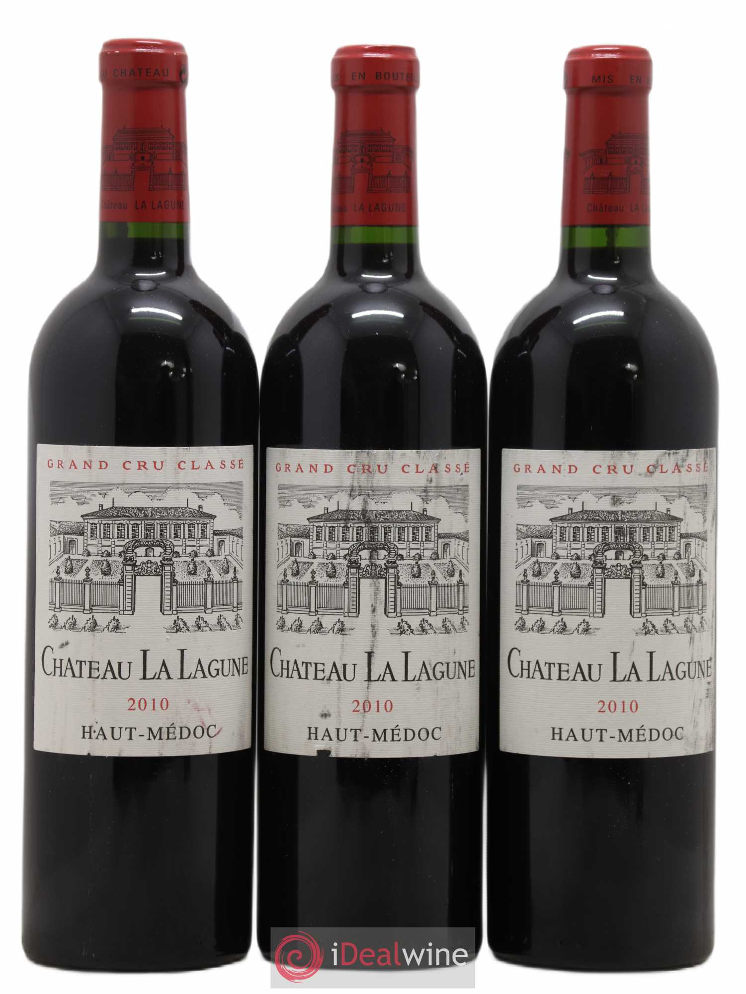 Château la Lagune 3ème Grand Cru Classé 2010 - Lot de 3 bouteilles - 0