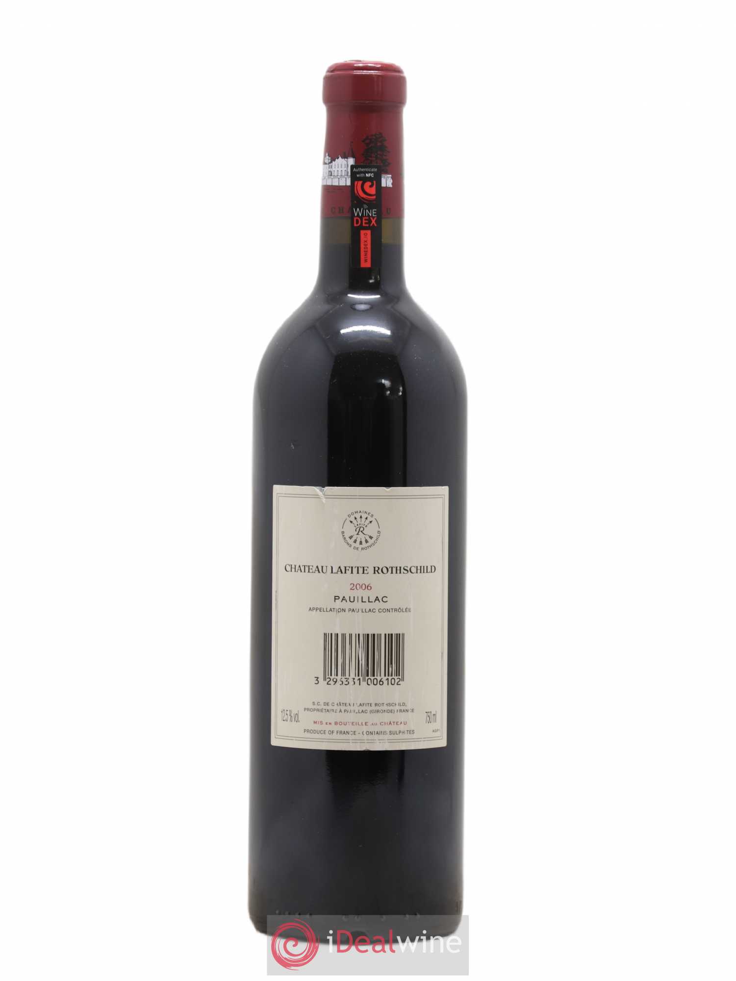 Château Lafite Rothschild 1er Grand Cru Classé 2006 - Lot de 1 bouteille - 1