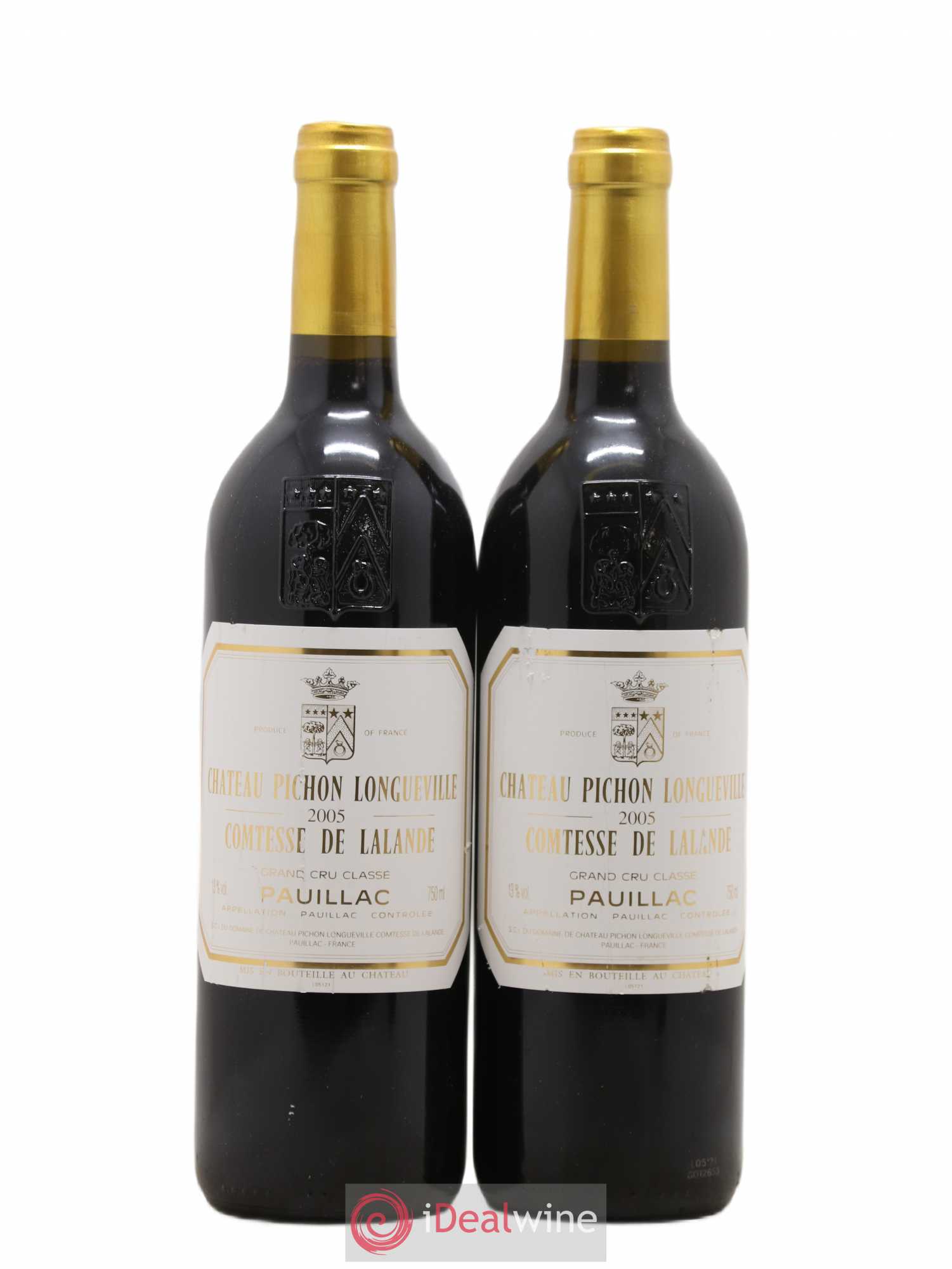 Château Pichon Longueville Comtesse de Lalande 2ème Grand Cru Classé 2005 - Lot de 2 bouteilles - 0