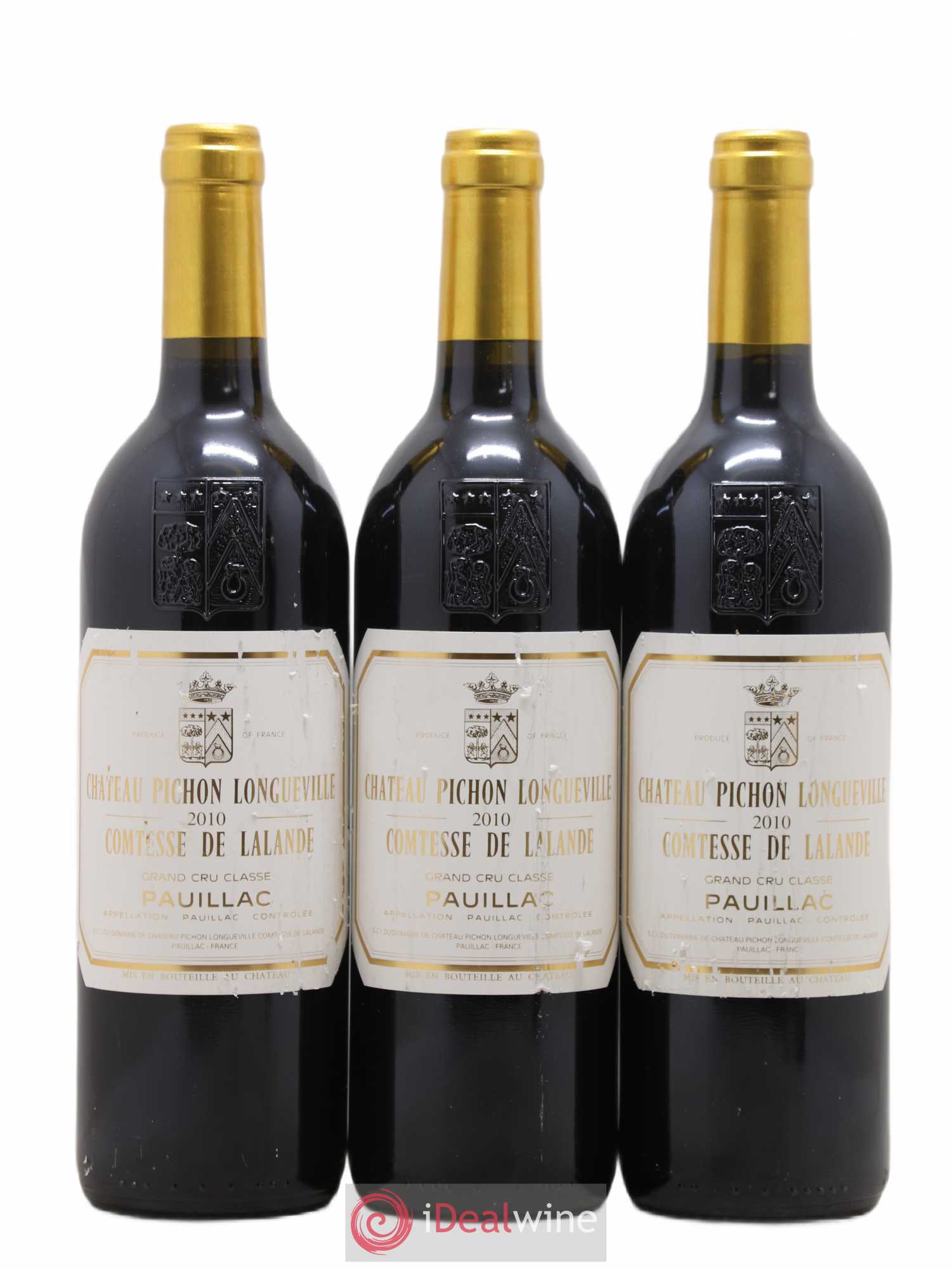 Château Pichon Longueville Comtesse de Lalande 2ème Grand Cru Classé 2010 - Lot de 3 bouteilles - 0