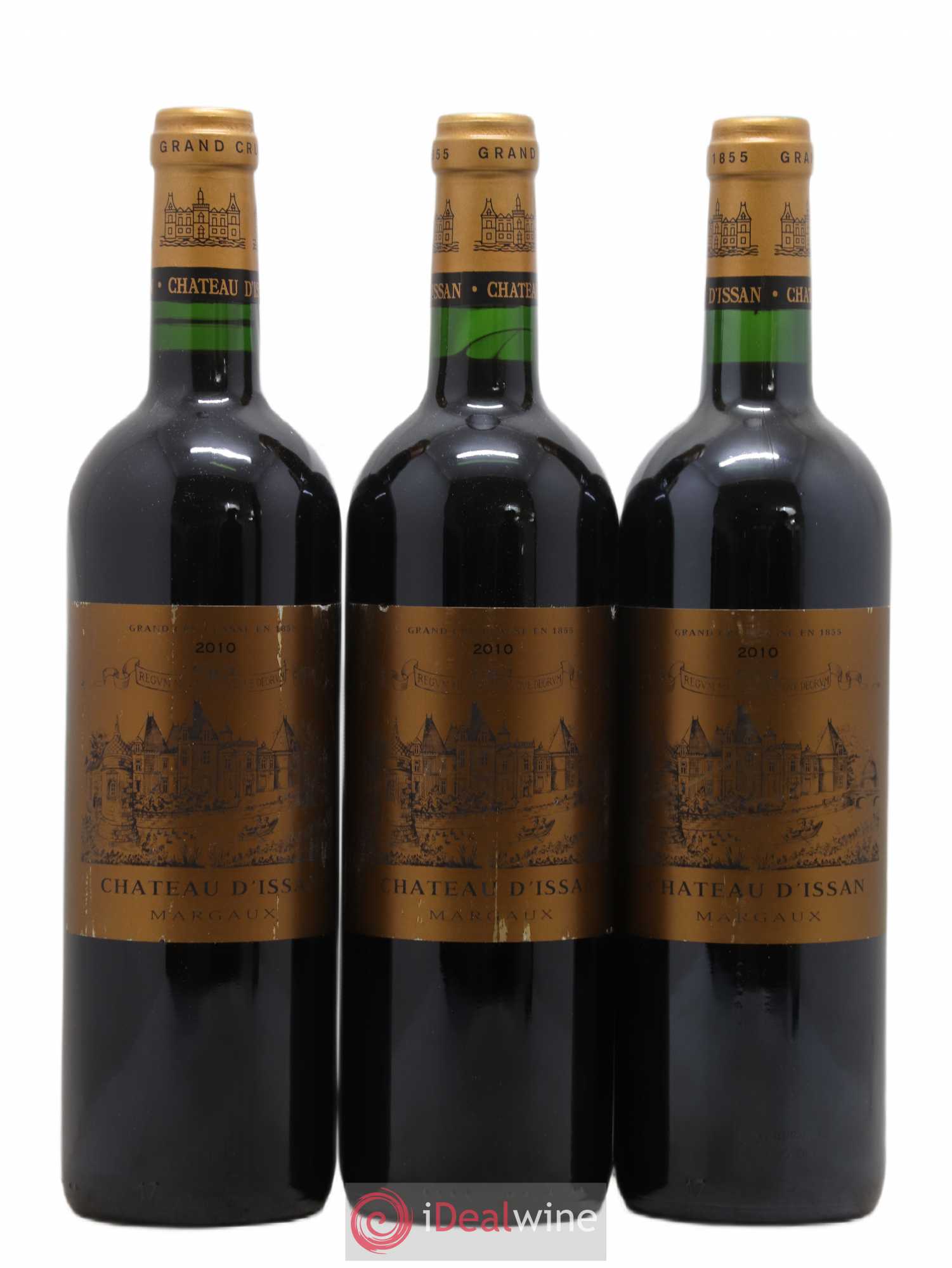 Château d'Issan 3ème Grand Cru Classé 2010 - Lot de 3 bouteilles - 0