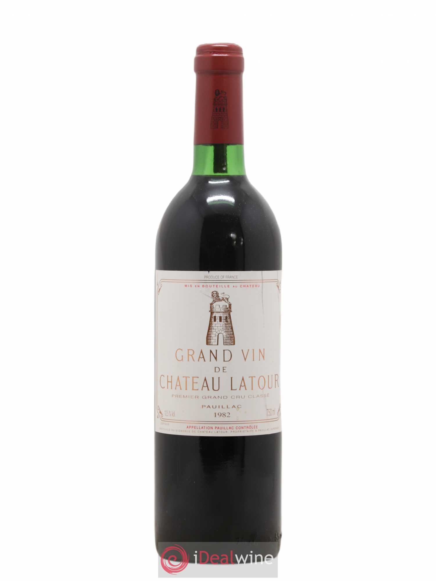Château Latour 1er Grand Cru Classé 1982 - Lot de 1 bouteille - 0