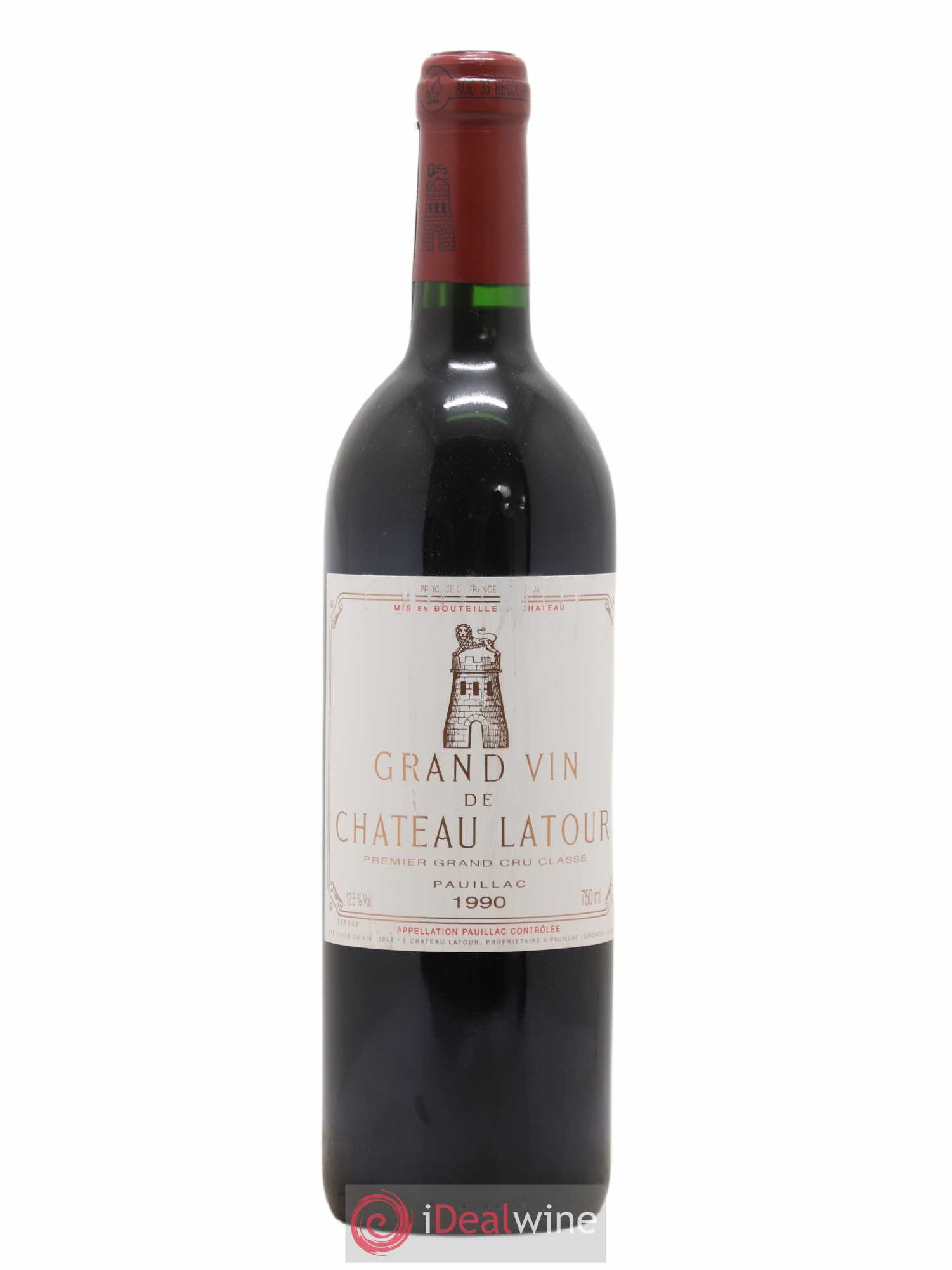 Château Latour 1er Grand Cru Classé 1990 - Lot de 1 bouteille - 0