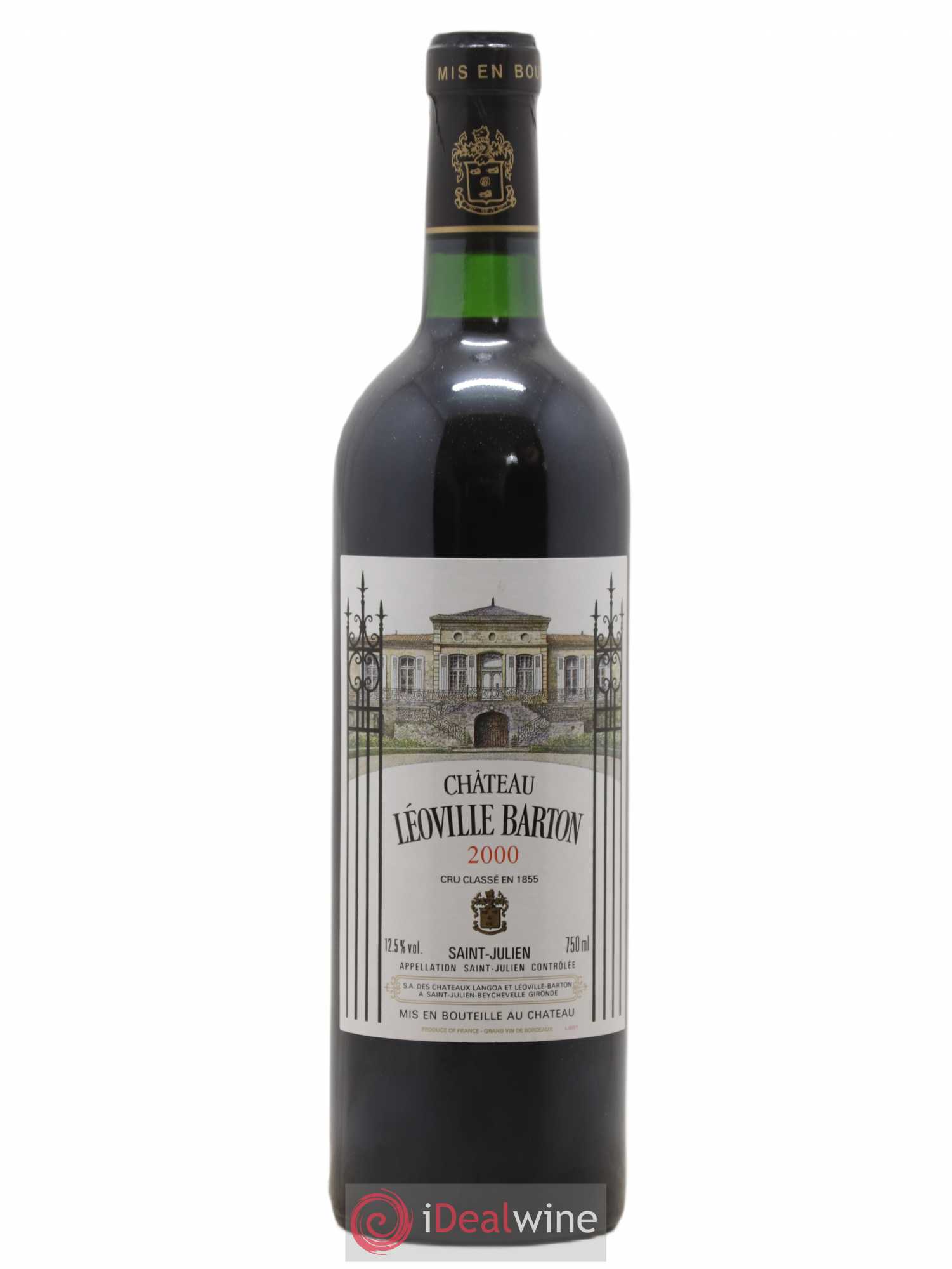 Château Léoville Barton 2ème Grand Cru Classé 2000 - Lot de 1 bouteille - 0
