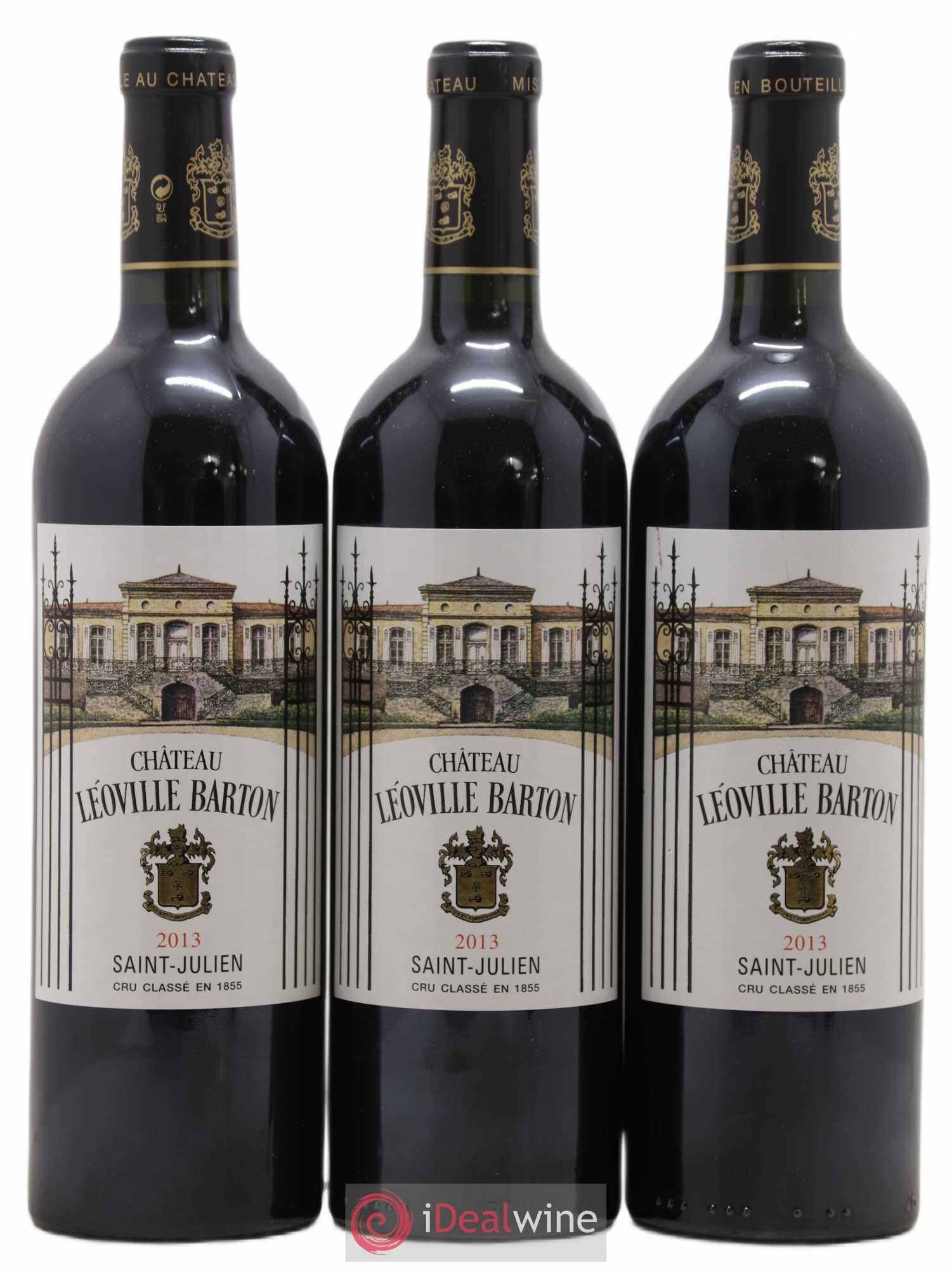 Château Léoville Barton 2ème Grand Cru Classé 2013 - Lot de 3 bouteilles - 0