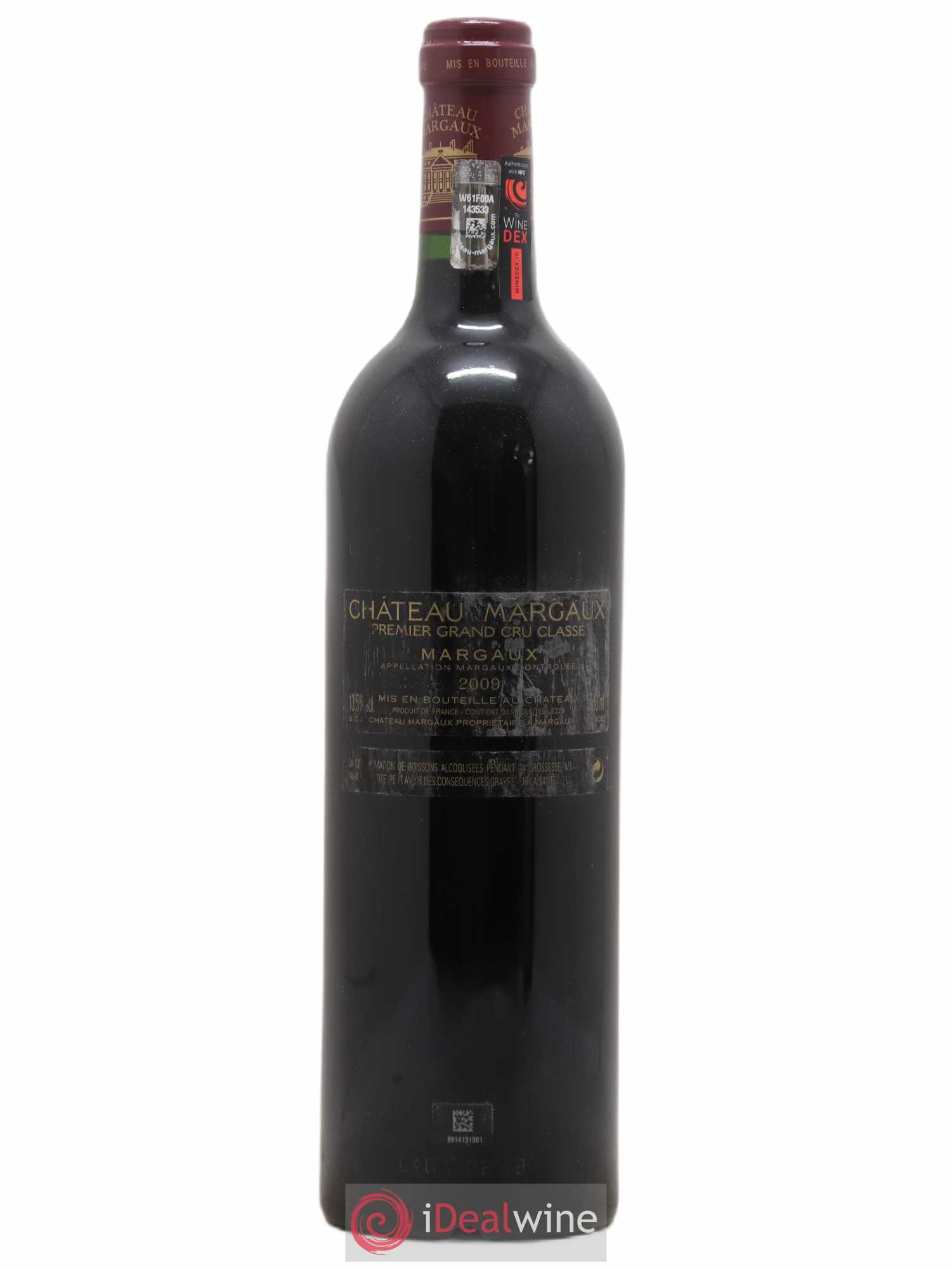 Château Margaux 1er Grand Cru Classé 2009 - Lot de 1 bouteille - 1