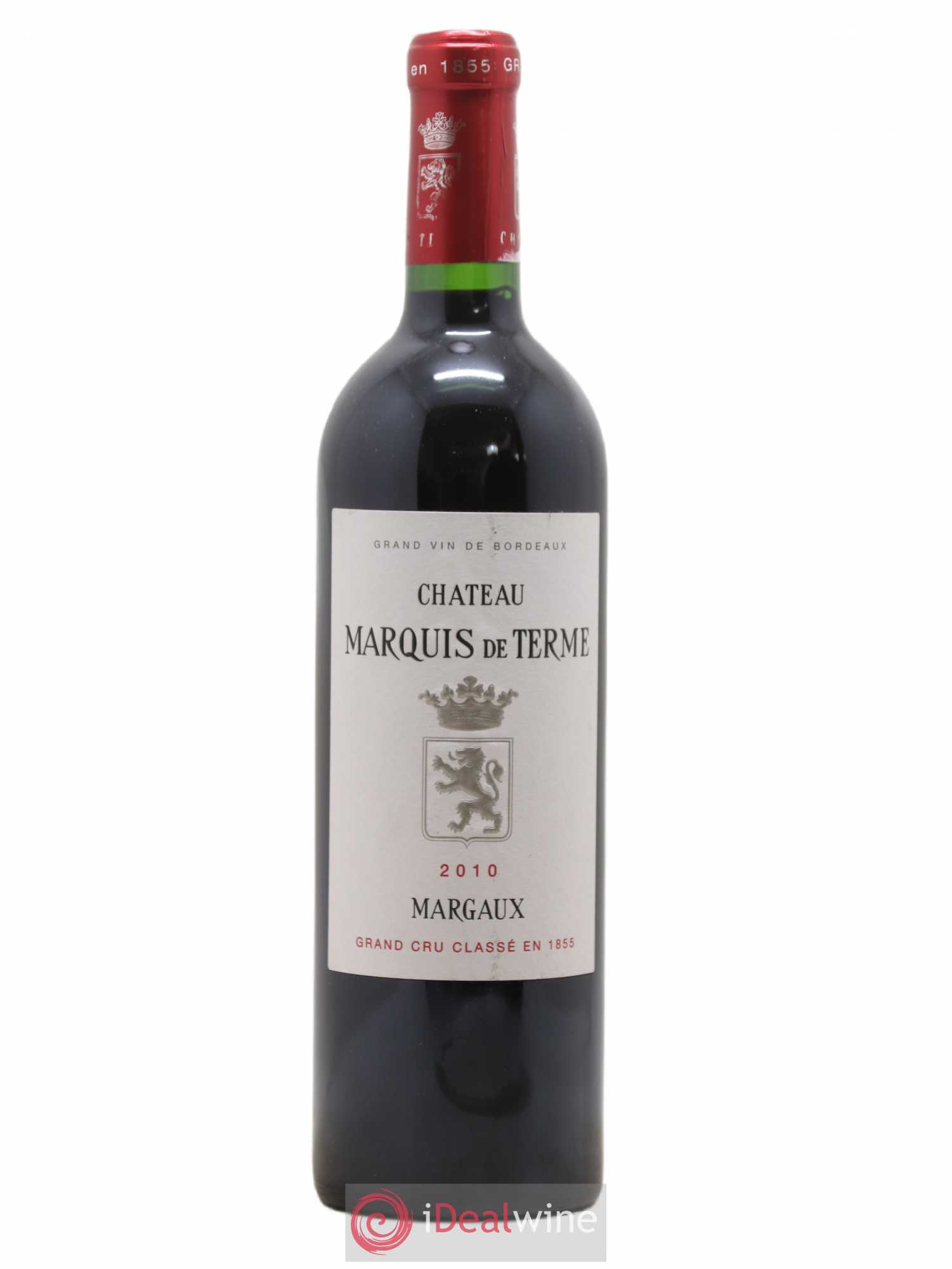 Château Marquis de Terme 4ème Grand Cru Classé 2010 - Lot de 1 bouteille - 0