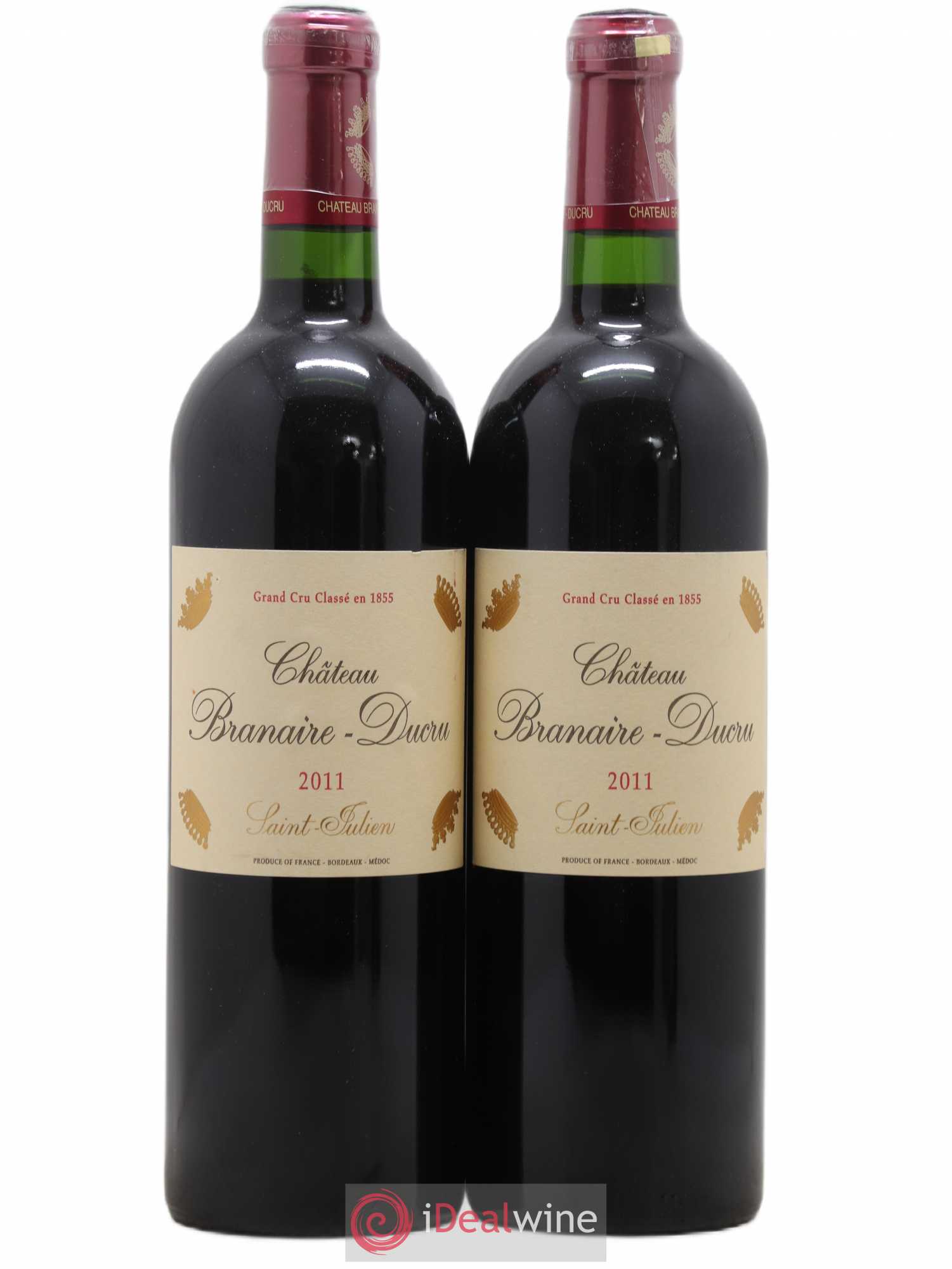 Château Branaire Ducru 4ème Grand Cru Classé 2011 - Lot de 2 bouteilles - 0