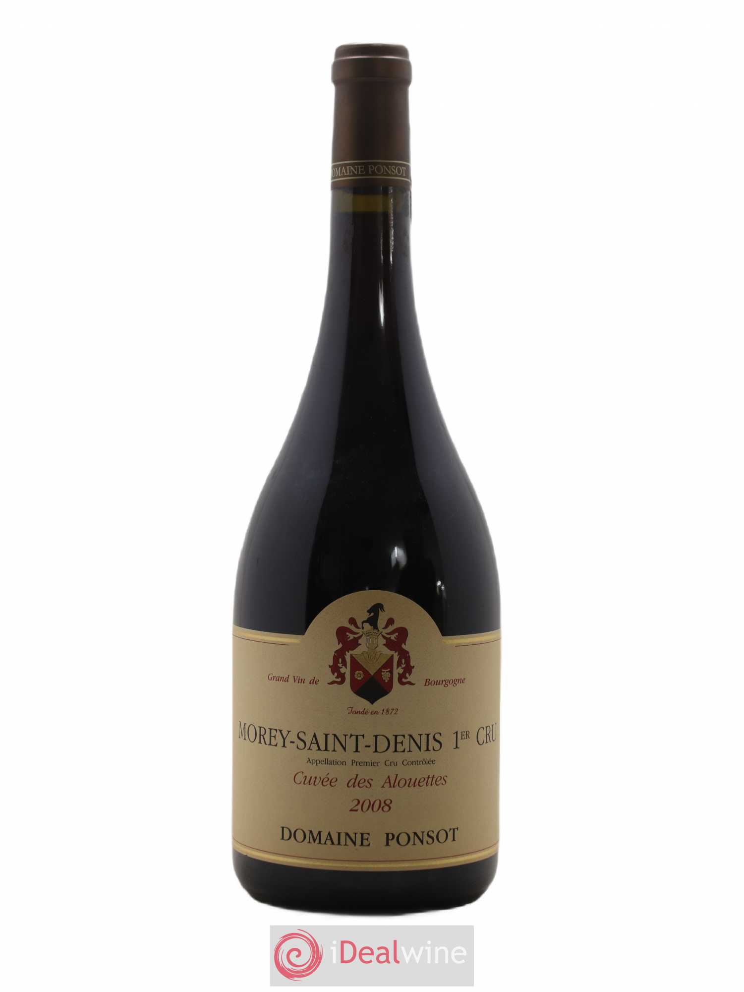 Morey-Saint-Denis 1er Cru Cuvée des Alouettes Ponsot (Domaine) 2008 - Lot de 1 magnum - 0
