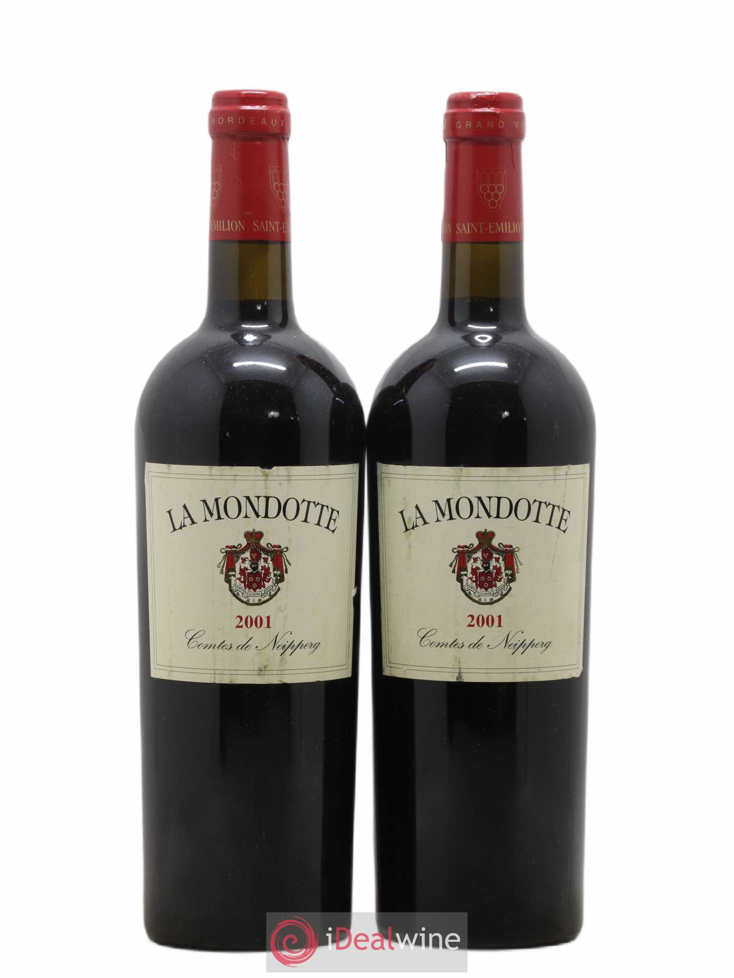 La Mondotte 1er Grand Cru Classé B depuis 2012 2001 - Lot de 2 bouteilles - 0