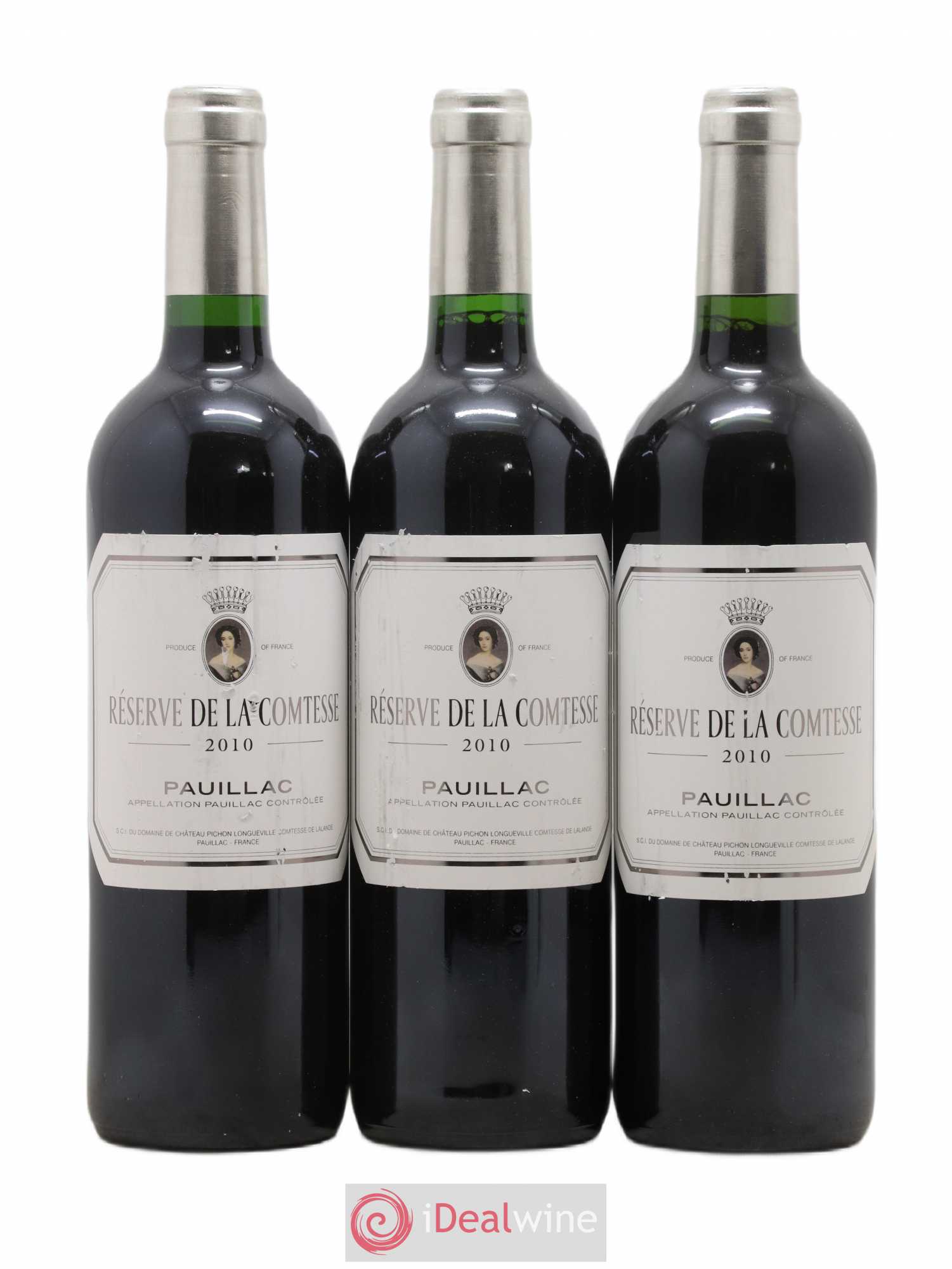 Réserve de la Comtesse Second Vin 2010 - Lot de 3 bouteilles - 0