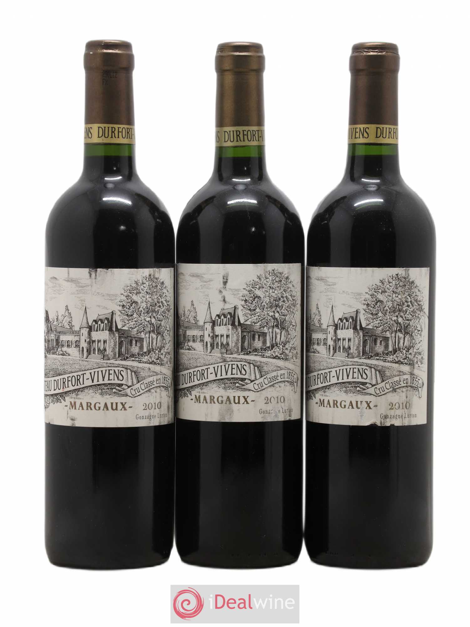 Château Durfort Vivens 2ème Grand Cru Classé 2010 - Lot de 3 bouteilles - 0