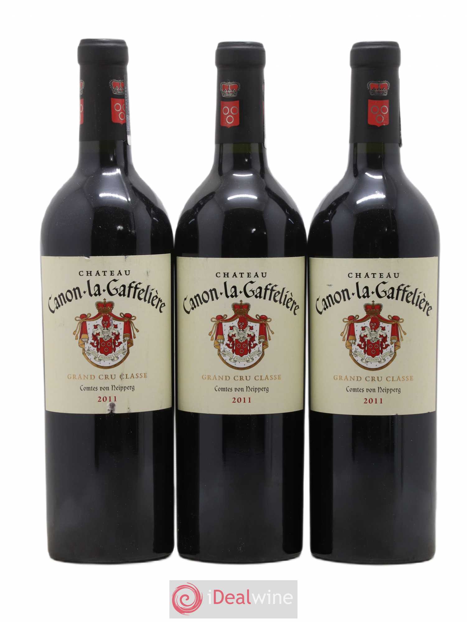 Château Canon la Gaffelière 1er Grand Cru Classé B 2011 - Lot de 3 bouteilles - 0