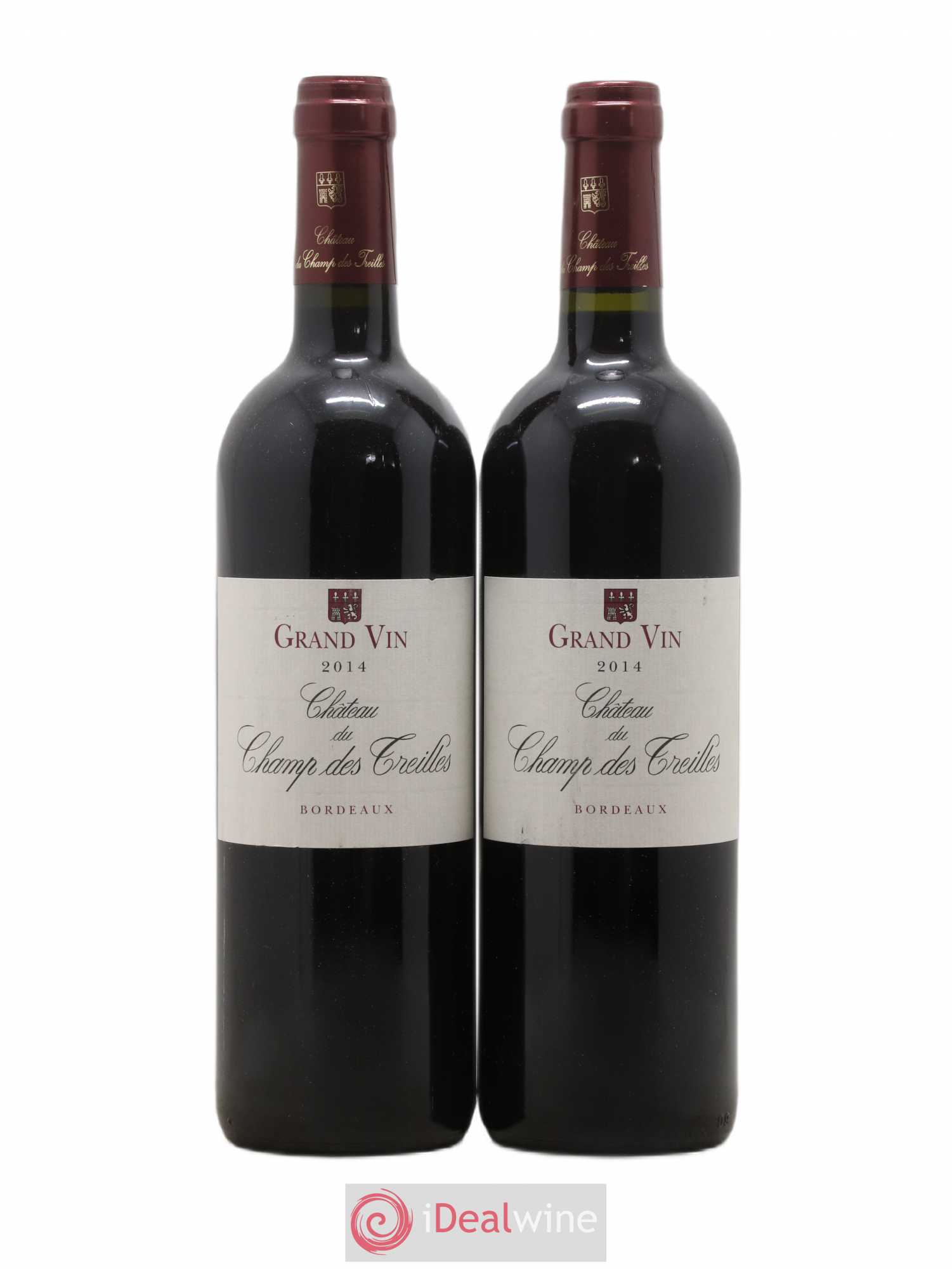 Bordeaux Champs des Treilles 2014 - Posten von 2 Flaschen - 0