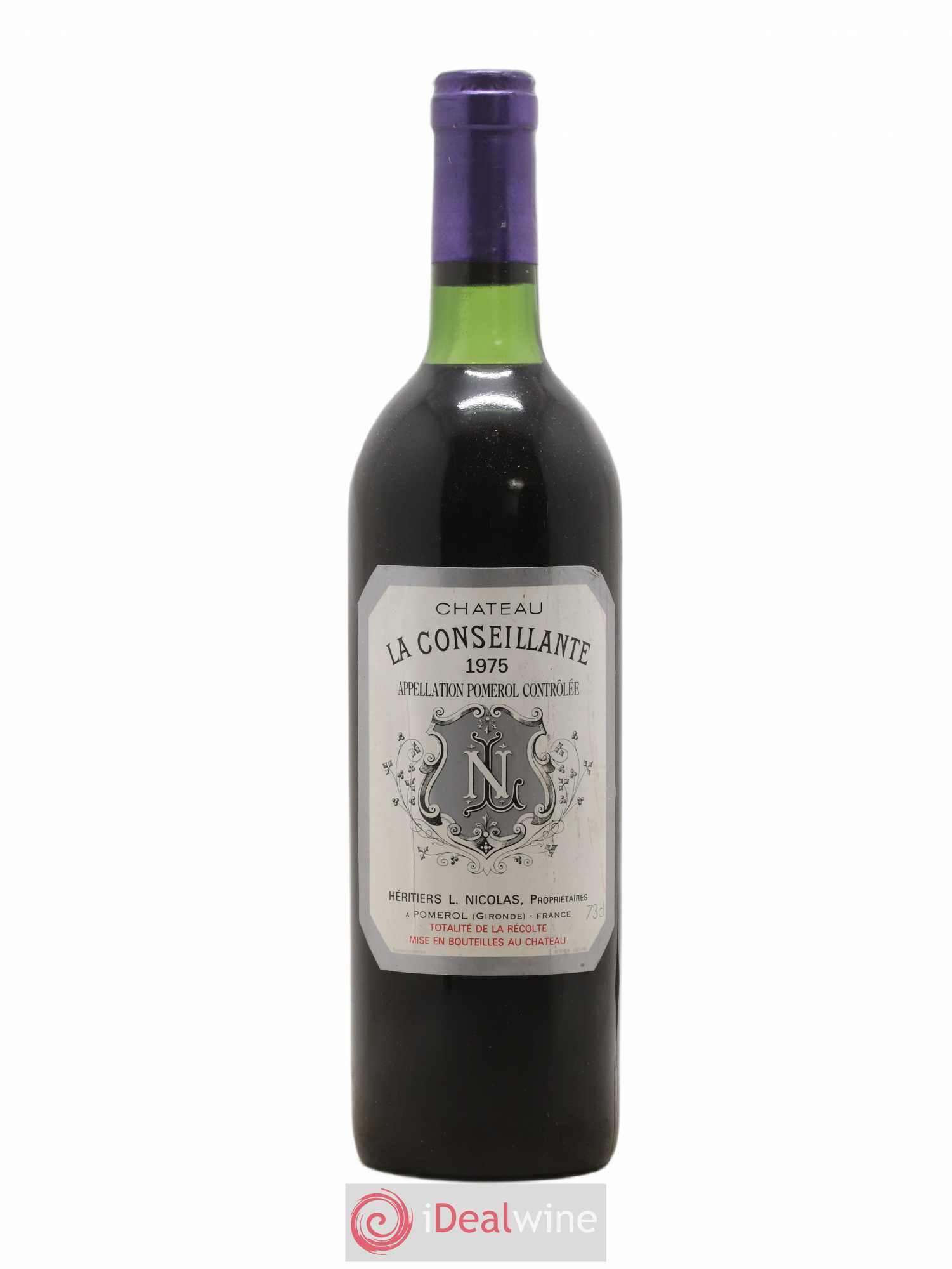 Château la Conseillante 1975 - Lot de 1 bouteille - 0