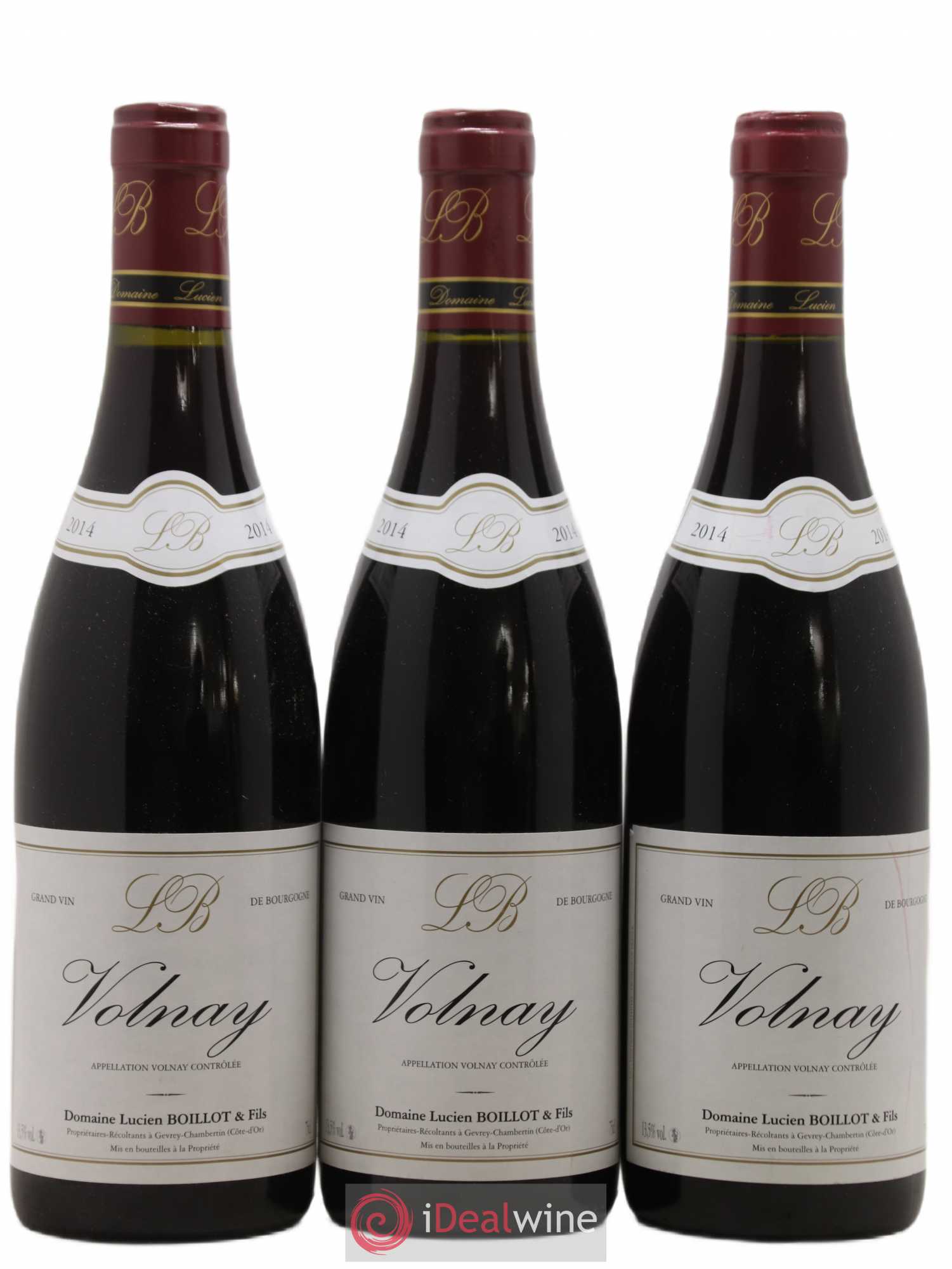 Volnay Lucien Boillot & Fils (Domaine) 2014 - Lot de 3 bouteilles - 0