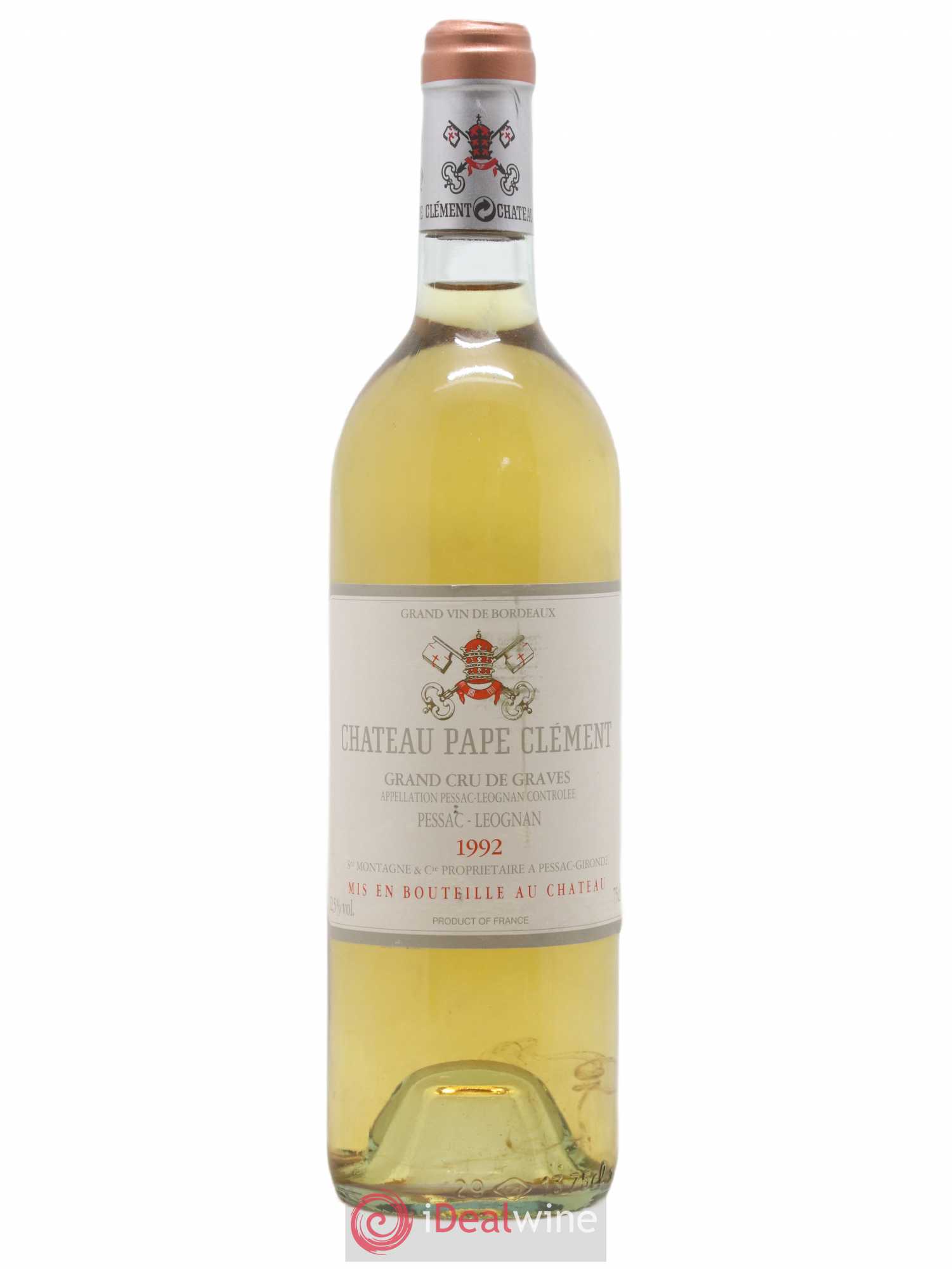 Château Pape Clément 1992 - Lot de 1 bouteille - 0
