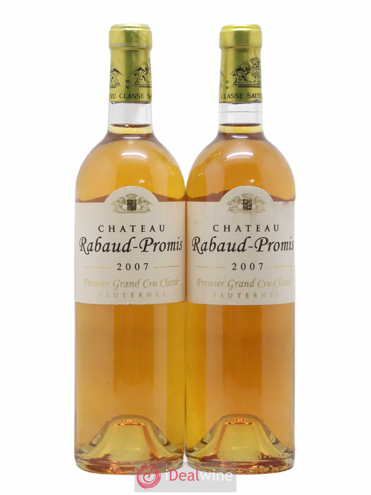 Château Rabaud Promis 1er Grand Cru Classé 2007 - Posten von 2 Flaschen - 0