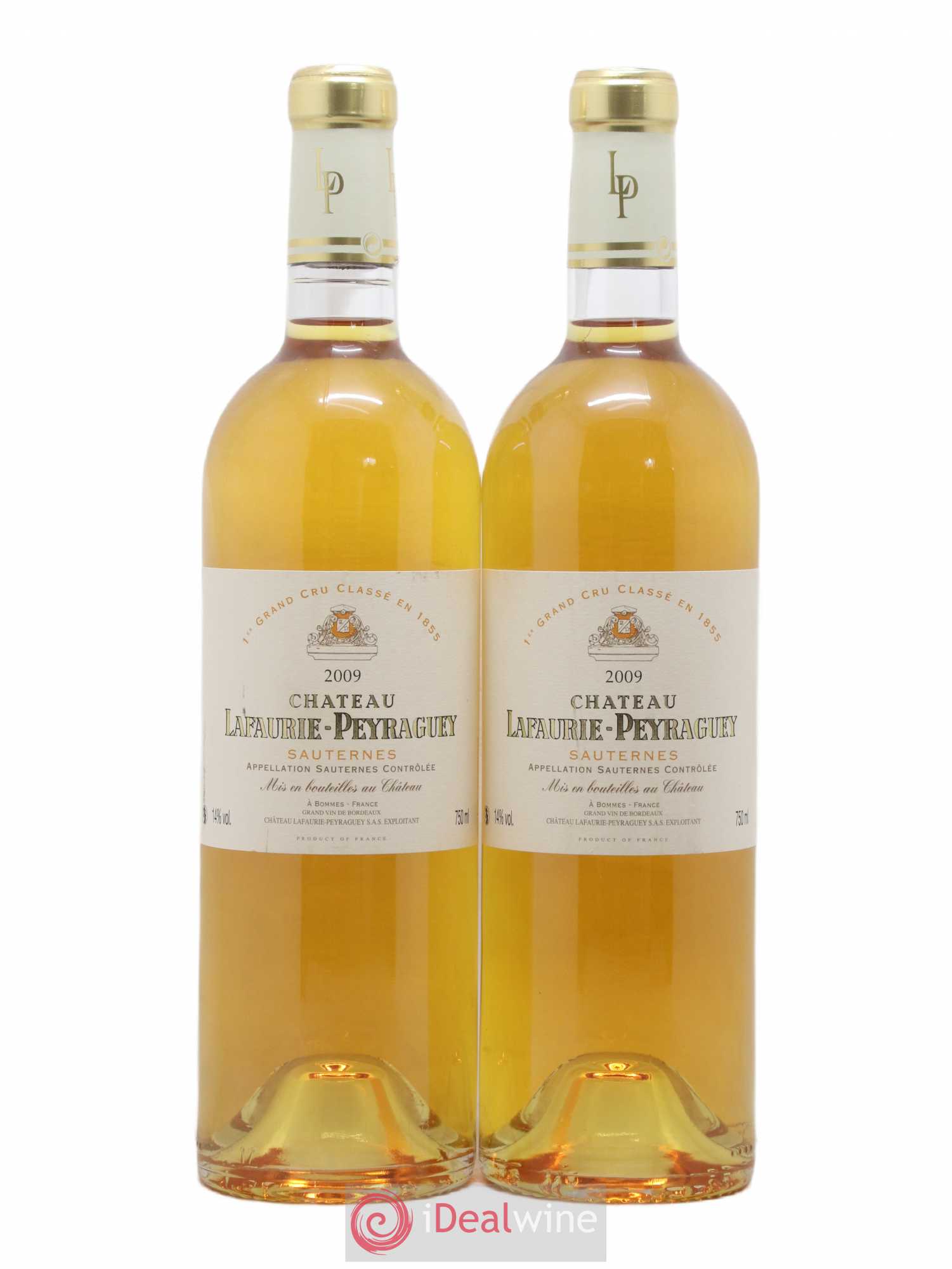 Château Lafaurie-Peyraguey 1er Grand Cru Classé 2009 - Lotto di 2 bottiglie - 0