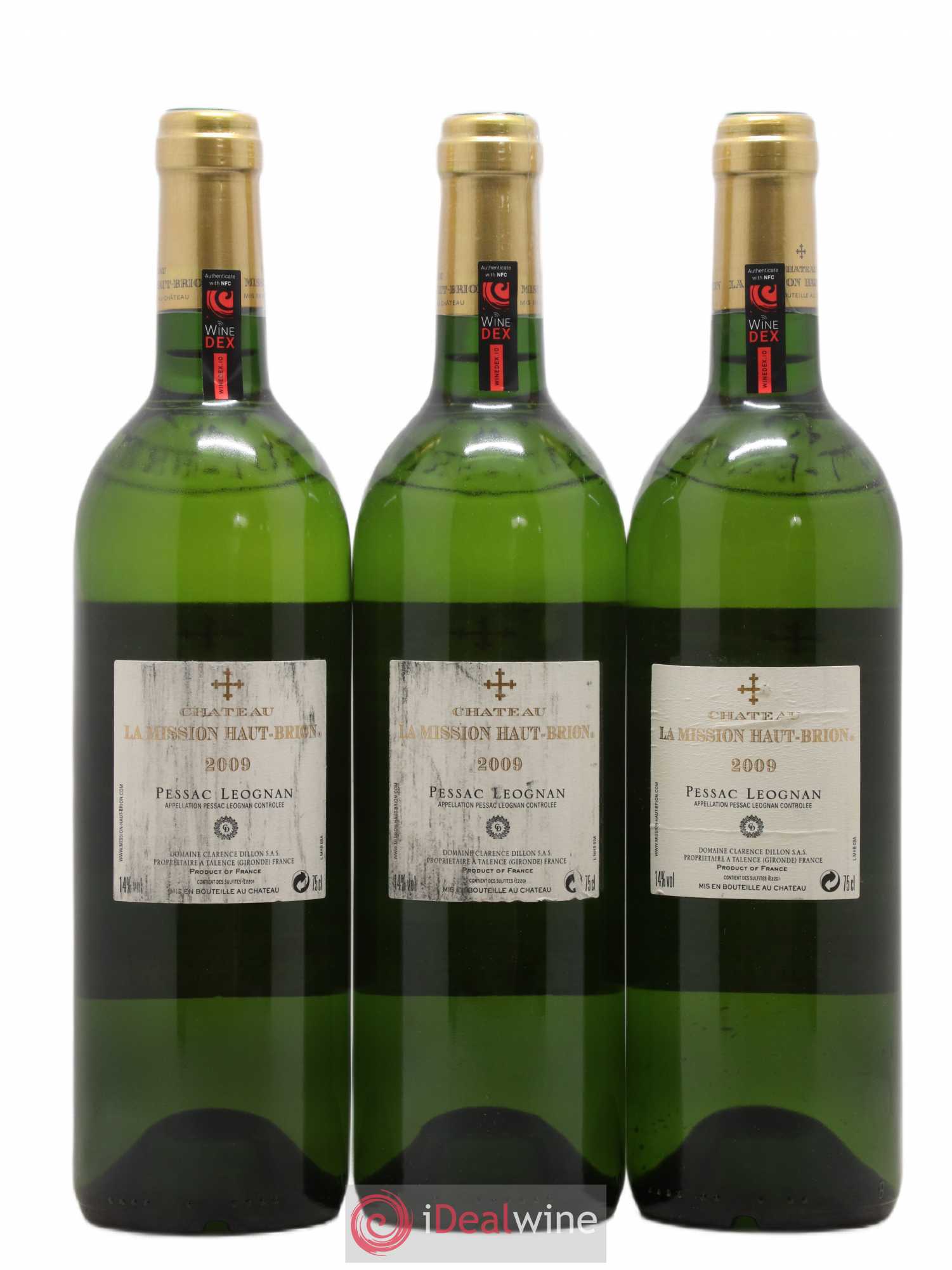 Château la Mission Haut-Brion 2009 - Lot de 3 bouteilles - 1