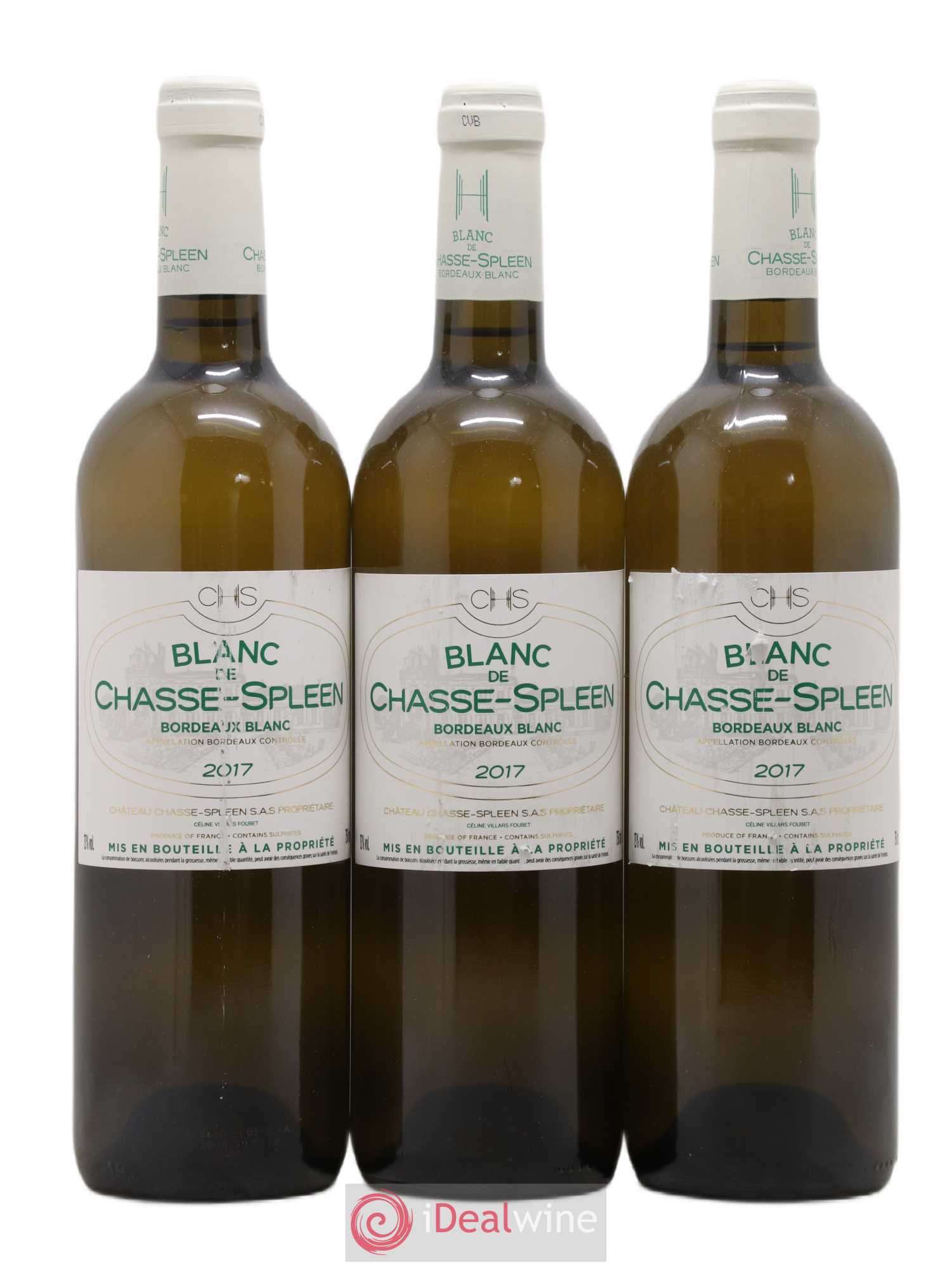 Château Chasse Spleen 2017 - Lot de 3 bouteilles - 0
