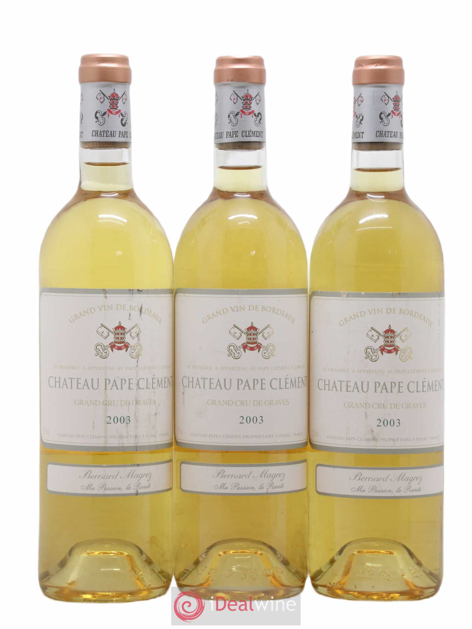 Château Pape Clément 2003 - Lot de 3 bouteilles - 0
