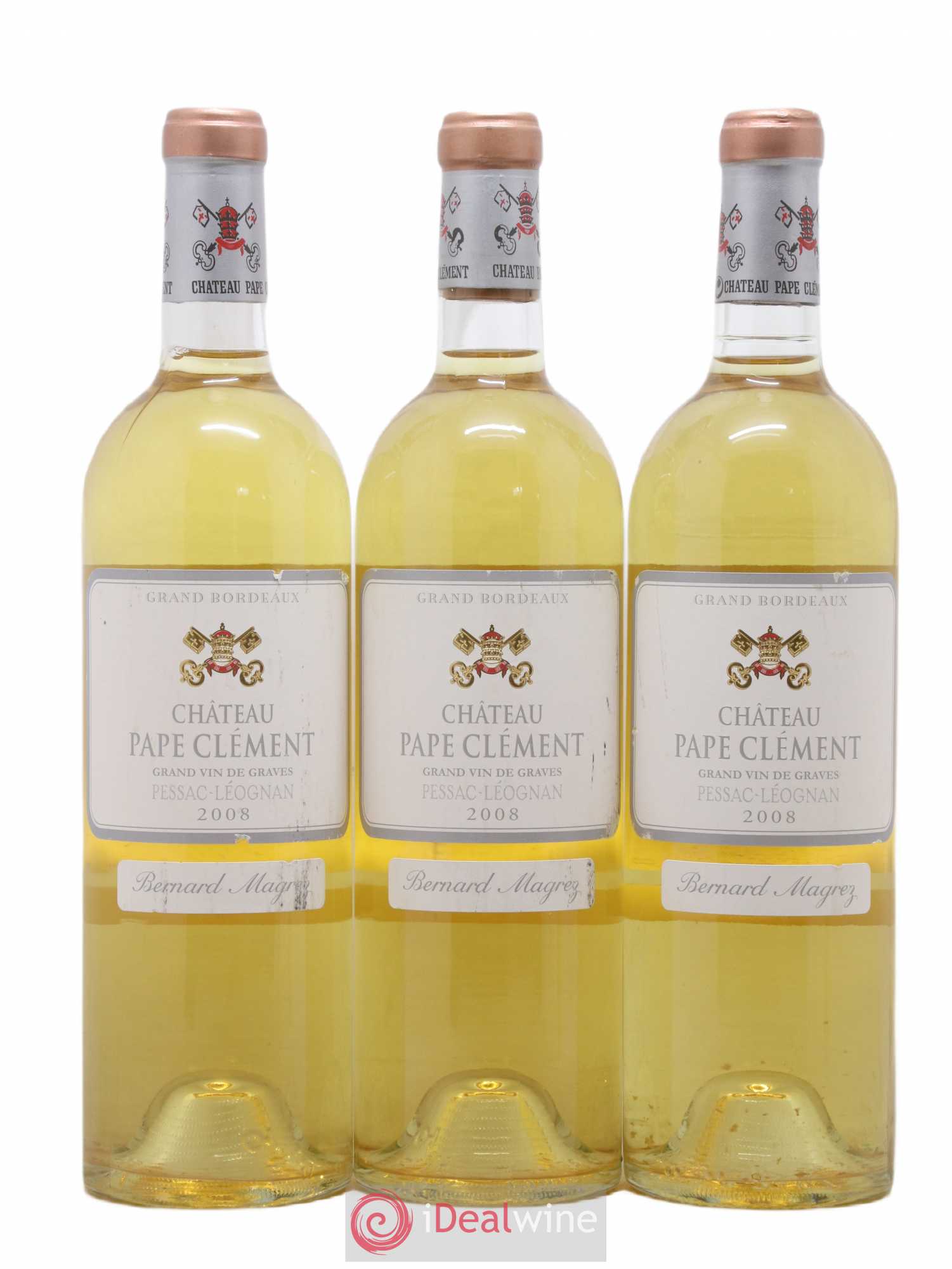 Château Pape Clément 2008 - Lot de 3 bouteilles - 0