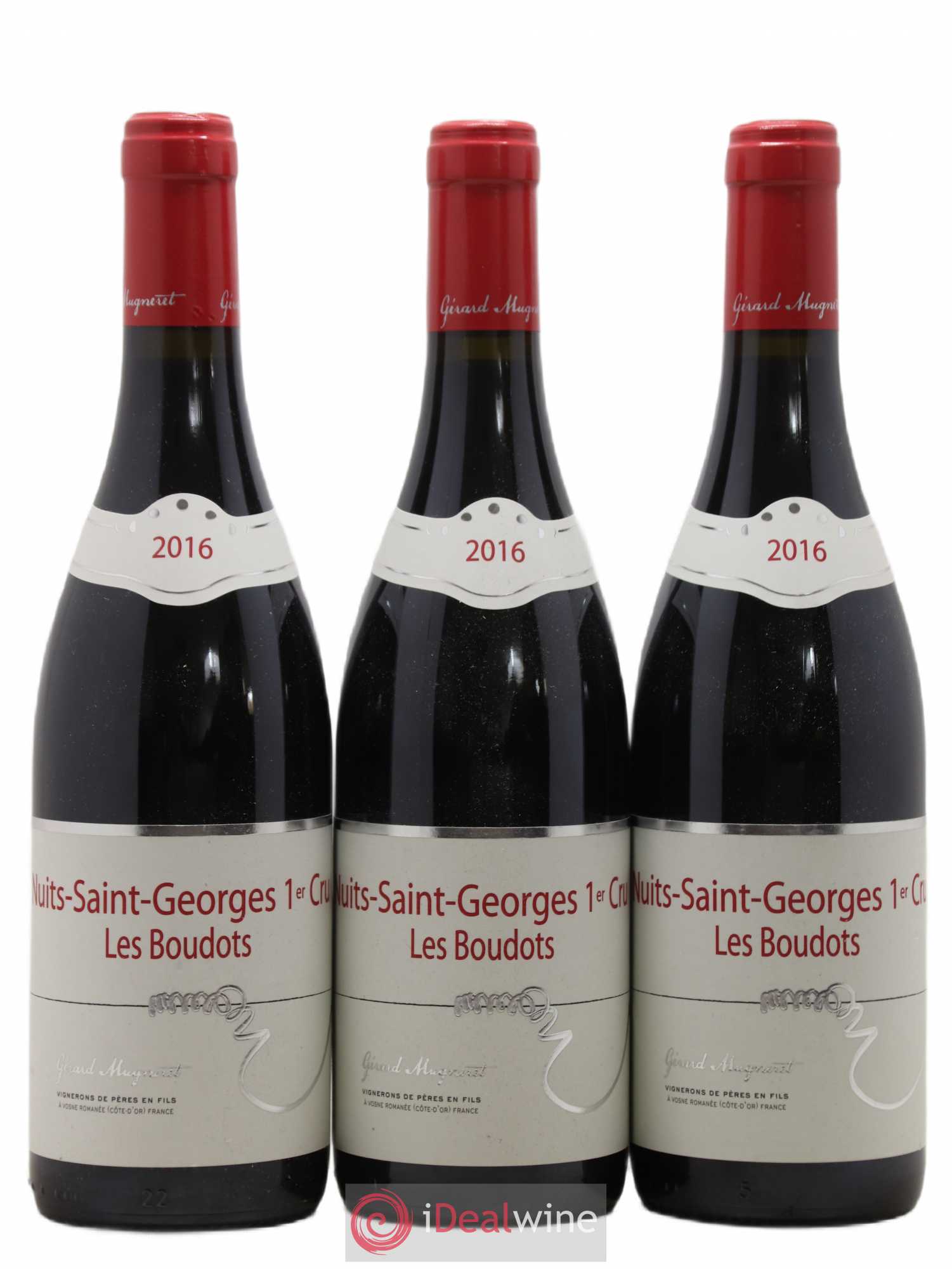 Nuits-Saint-Georges 1er Cru Les Boudots Gérard Mugneret 2016 - Lot de 3 bouteilles - 0