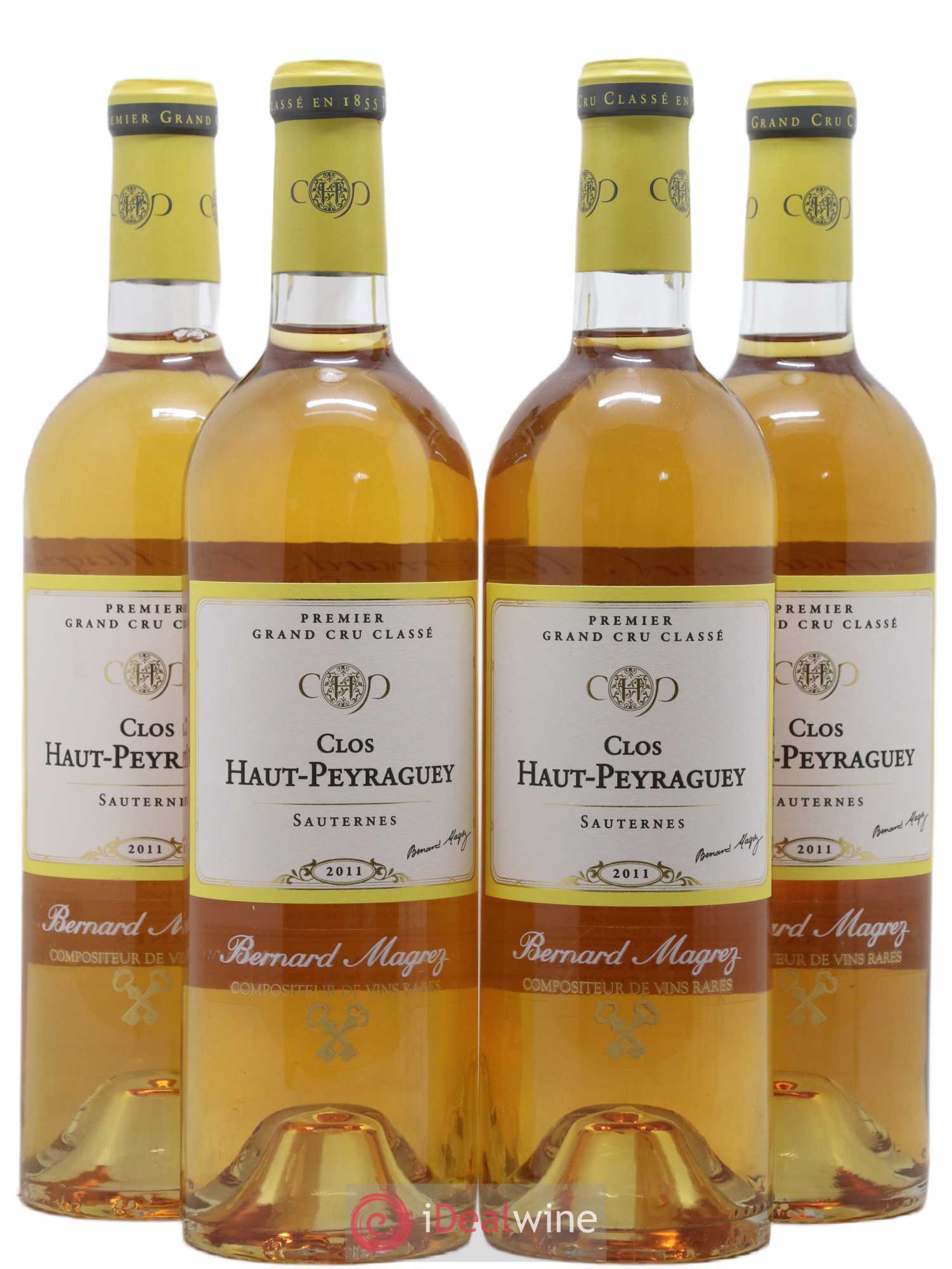 Clos Haut-Peyraguey 1er Grand Cru Classé 2011 - Lotto di 4 bottiglie - 0