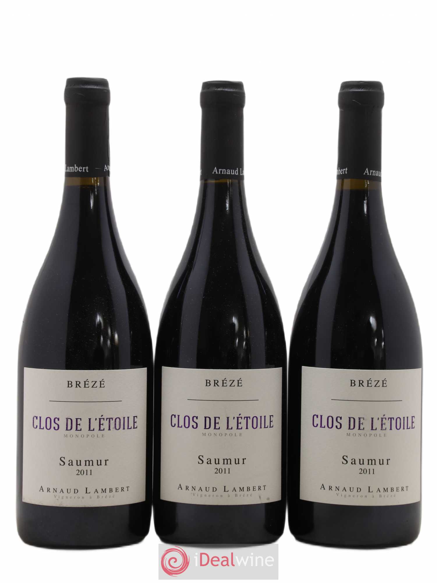 Saumur Clos de l'Etoile Arnaud Lambert 2011 - Lot de 3 bouteilles - 0