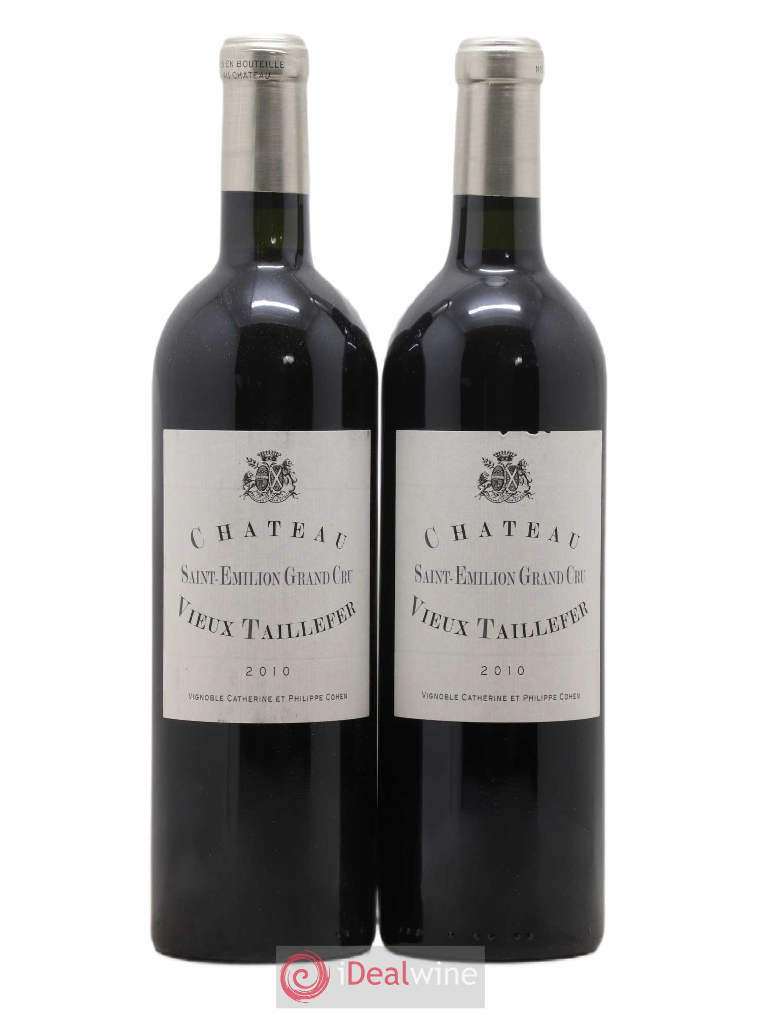 Saint-Émilion Grand Cru Vieux Taillefer 2010 - Posten von 2 Flaschen - 0