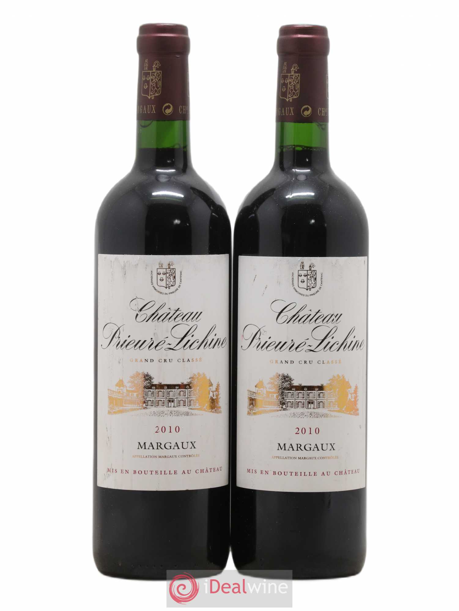 Château Prieuré Lichine 4ème Grand Cru Classé 2010 - Lot de 2 bouteilles - 0