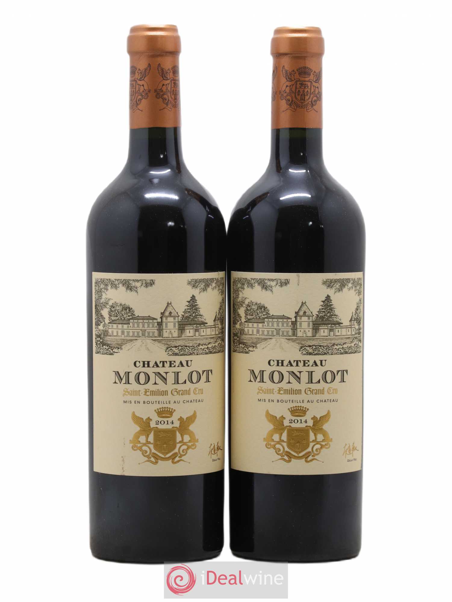 Château Monlot Grand Cru 2014 - Lot de 2 bouteilles - 0