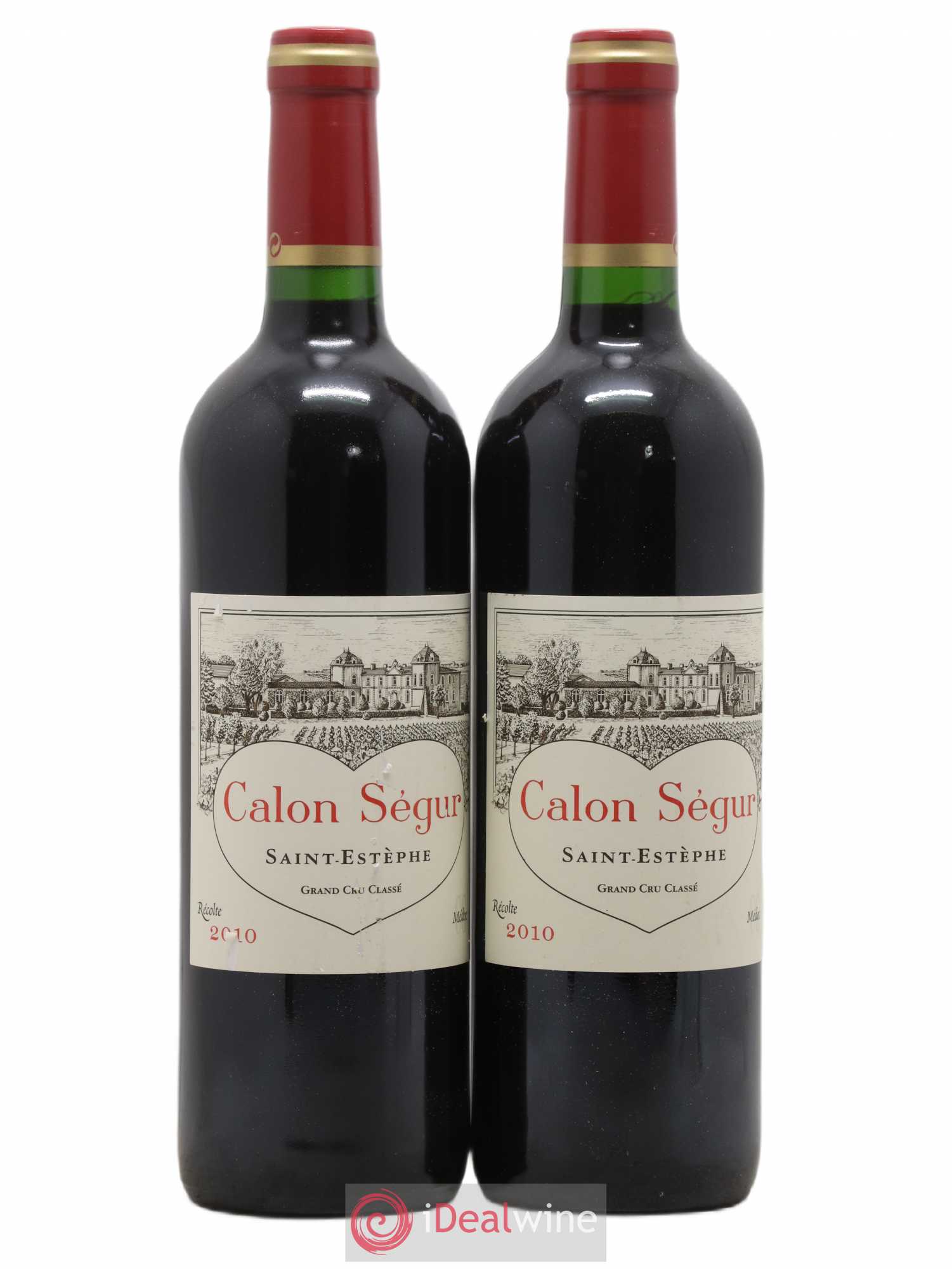 Château Calon Ségur 3ème Grand Cru Classé 2010 - Lot de 2 bouteilles - 0