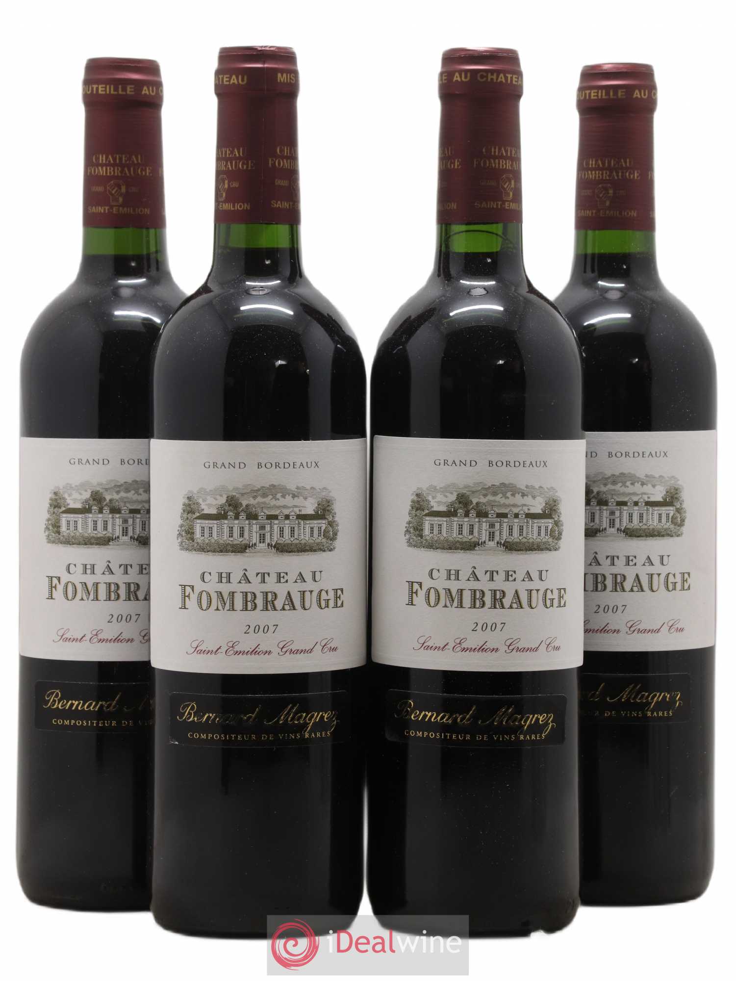 Château Fombrauge Grand Cru Classé 2007 - Lot de 4 bouteilles - 0