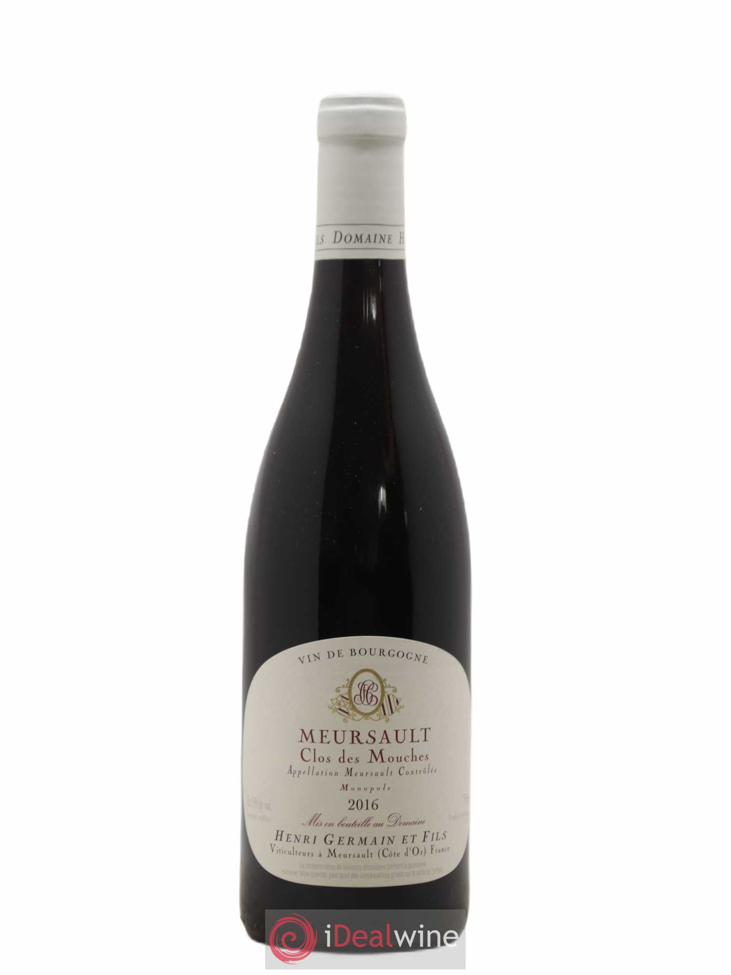 Meursault Clos des Mouches Henri Germain 2016 - Lot de 1 bouteille - 0