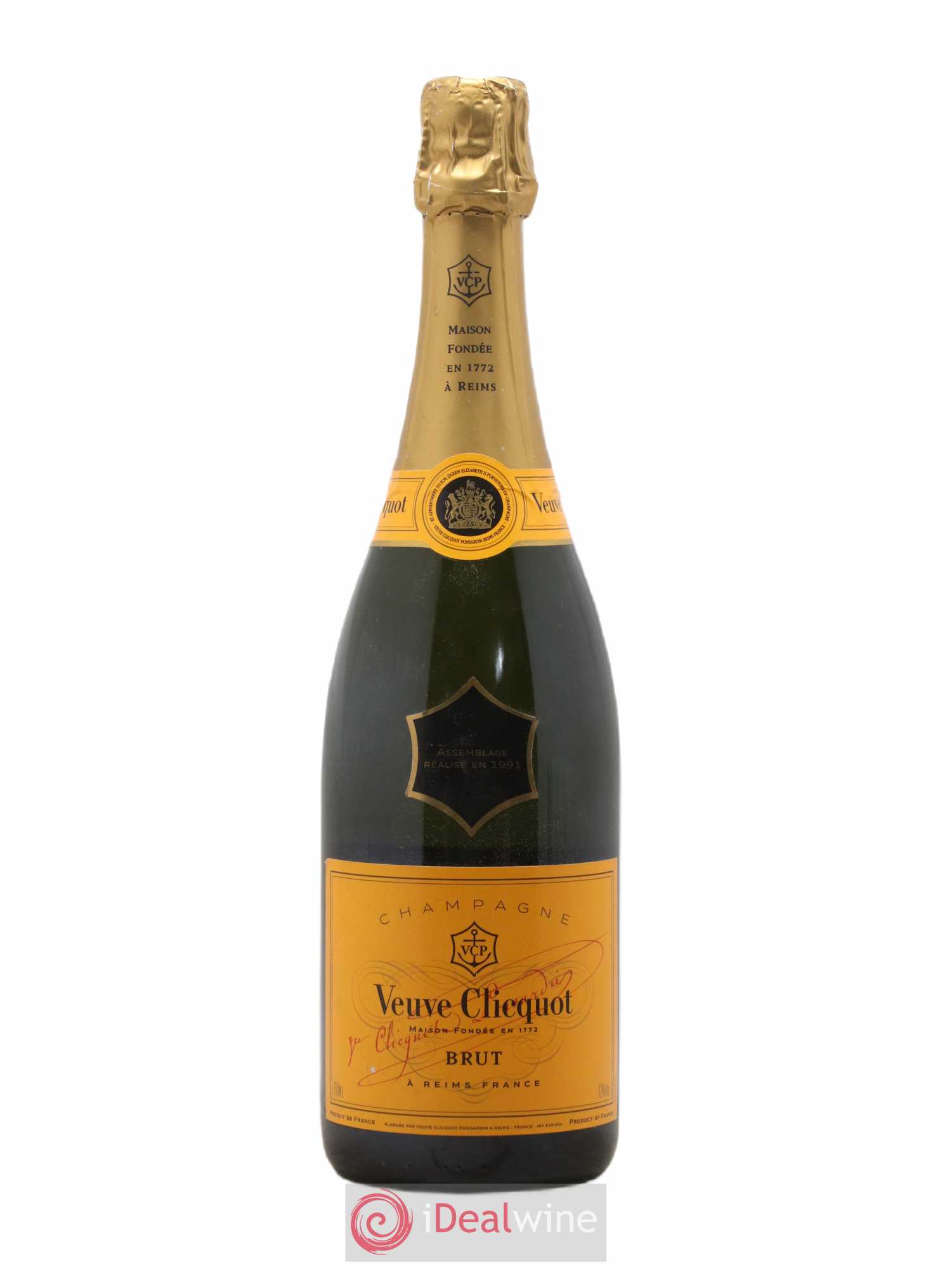 Carte Jaune Brut Veuve Clicquot Assemblage en 1991 - Lot de 1 bouteille - 0