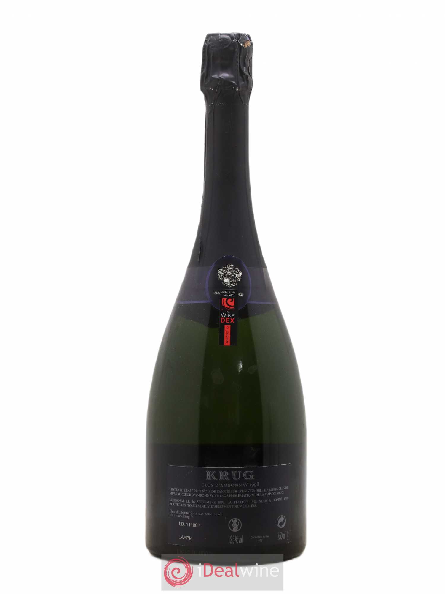 Clos d'Ambonnay Krug 1998 - Lot de 1 bouteille - 1