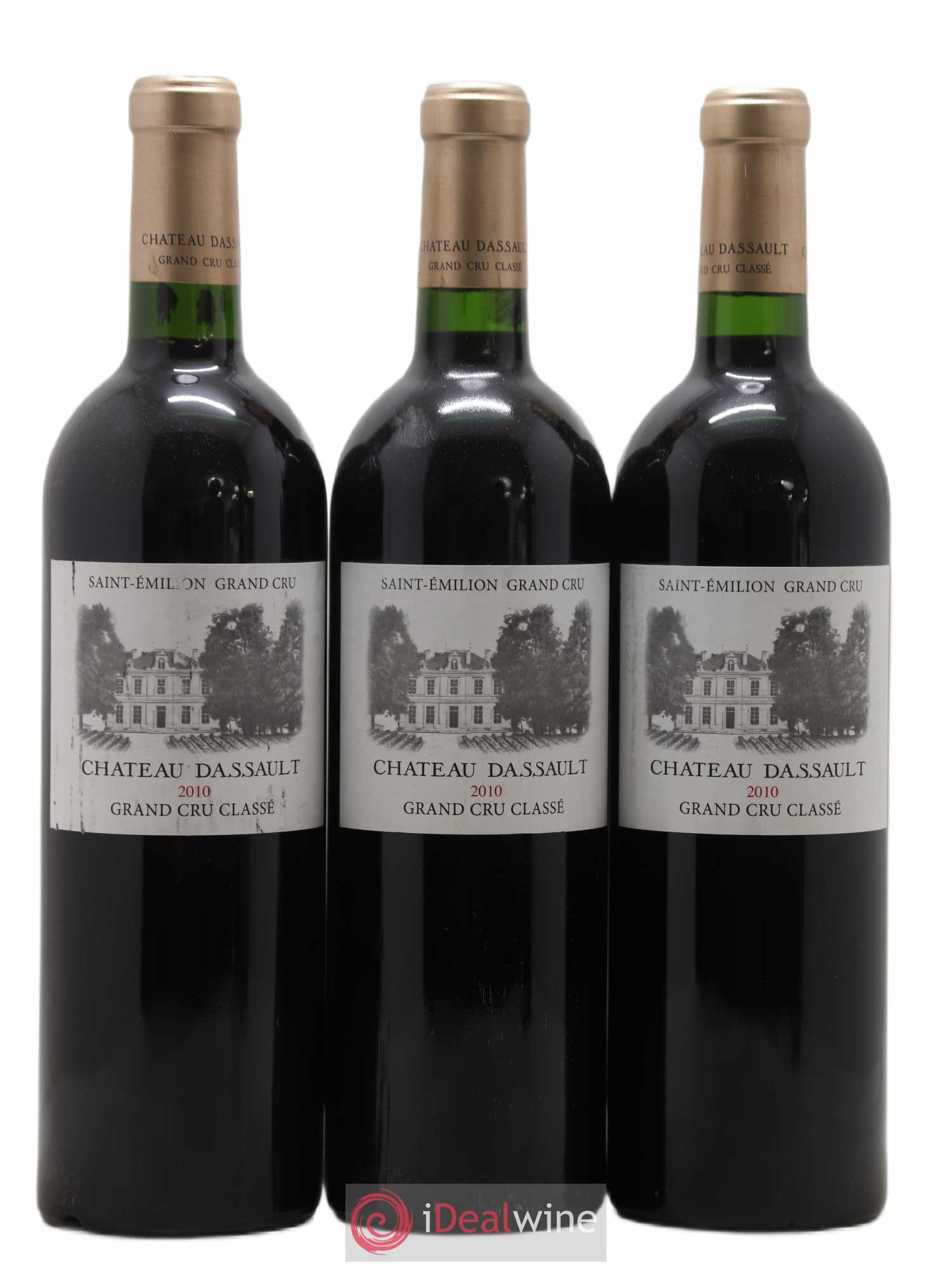 Château Dassault Grand Cru Classé 2010 - Lot de 3 bouteilles - 0