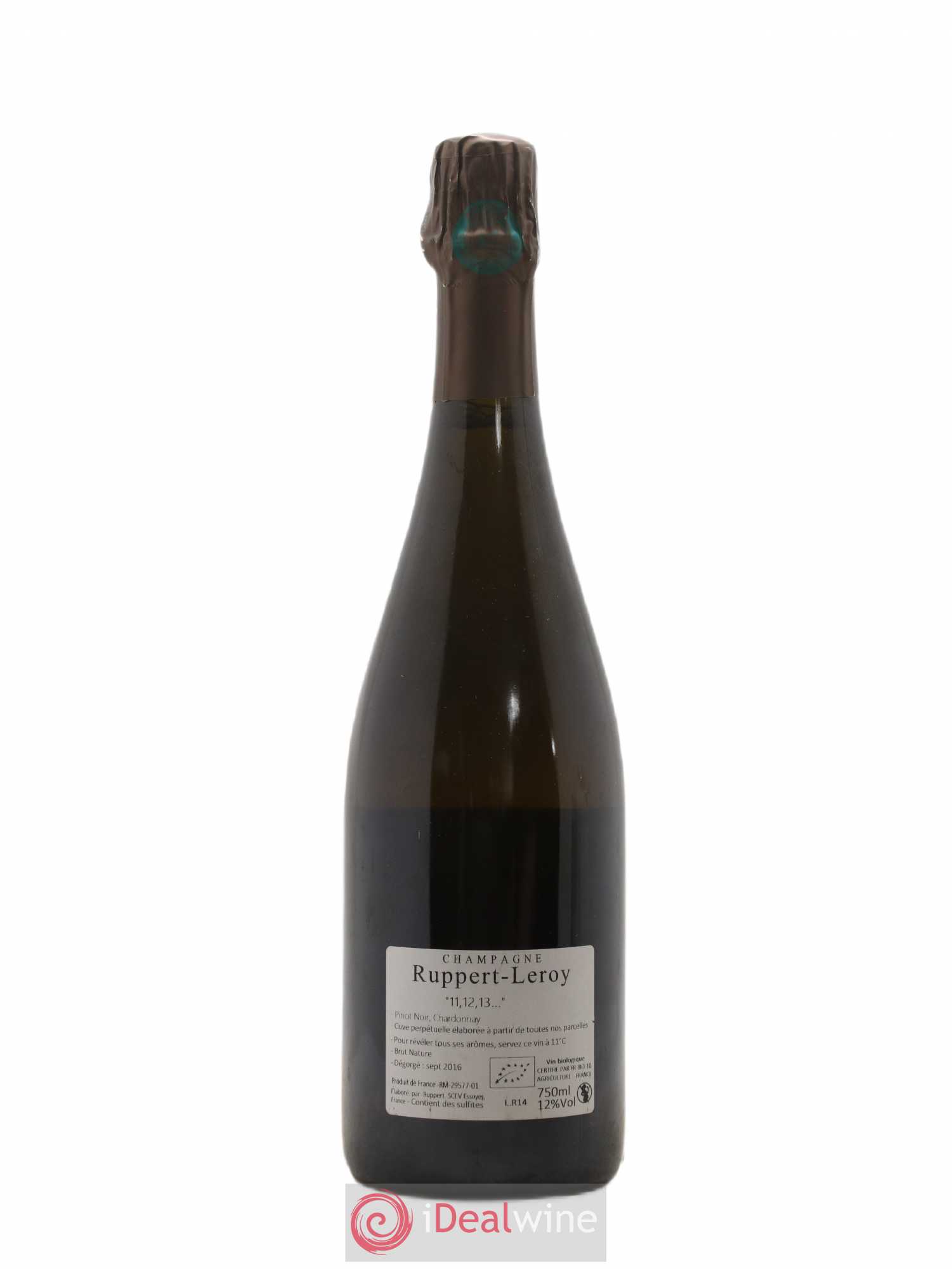 Brut Nature 11,12,13... Ruppert-Leroy - Lot de 1 bouteille - 1