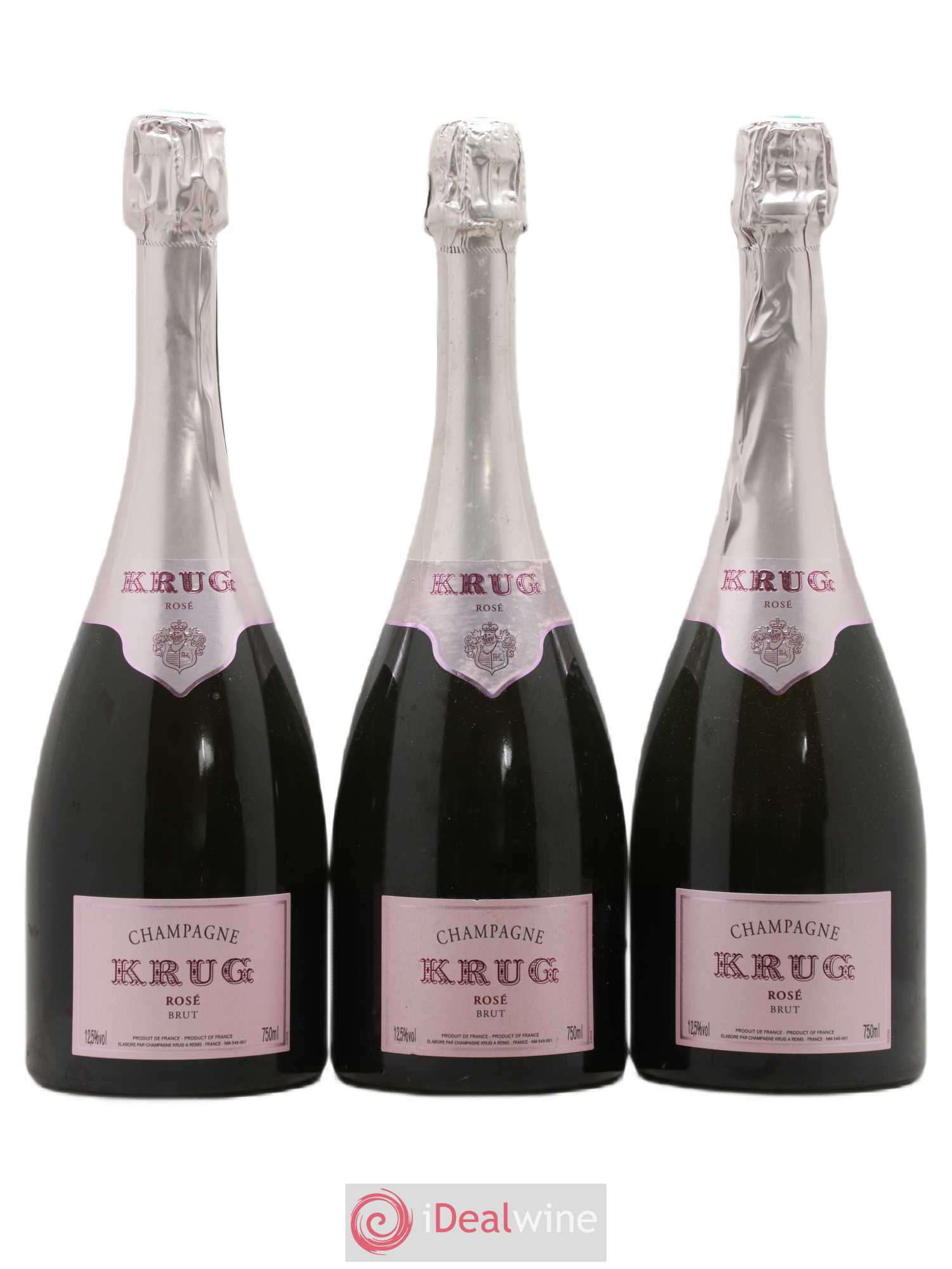 Rosé Brut Krug 19ème édition - Lot de 3 bouteilles - 0