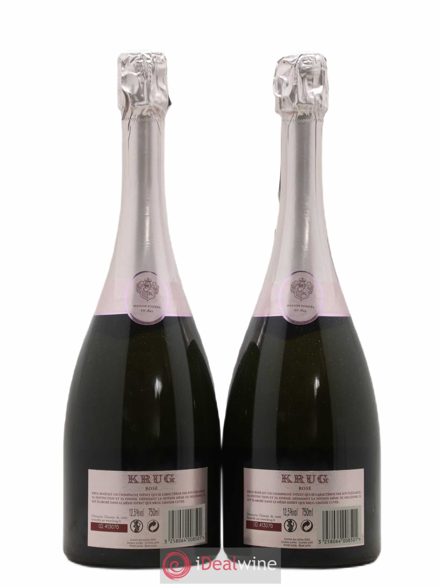 Rosé Brut Krug 19ème édition - Lot de 2 bouteilles - 1