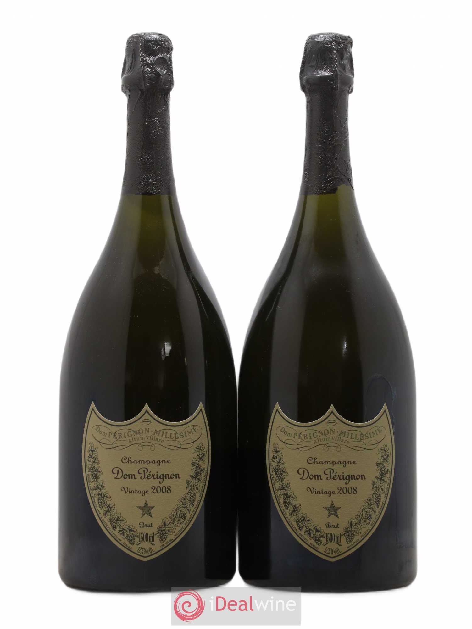 Brut Dom Pérignon 2008 - Lot de 2 magnums - 0