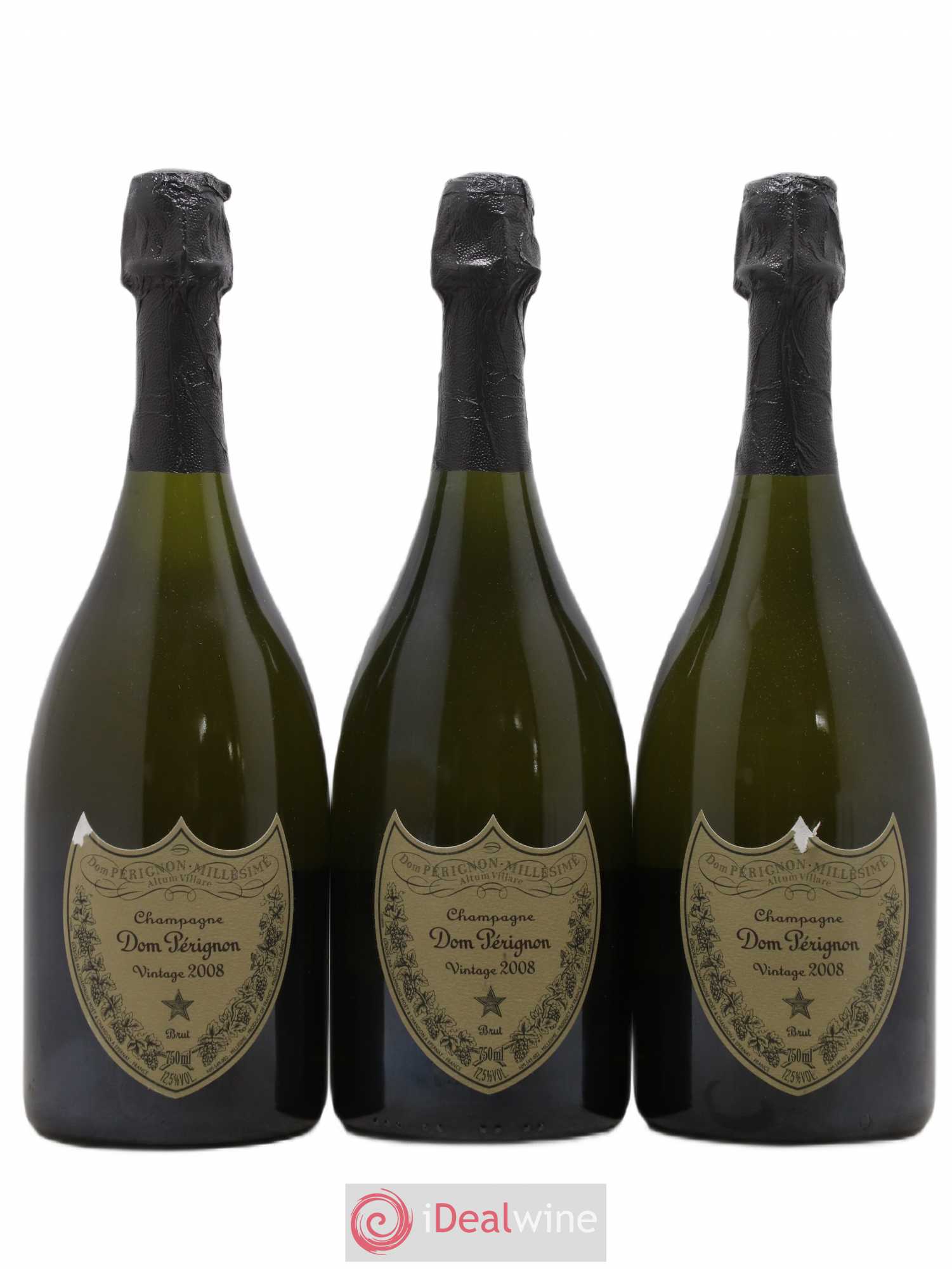 Brut Dom Pérignon 2008 - Lot de 3 bouteilles - 0