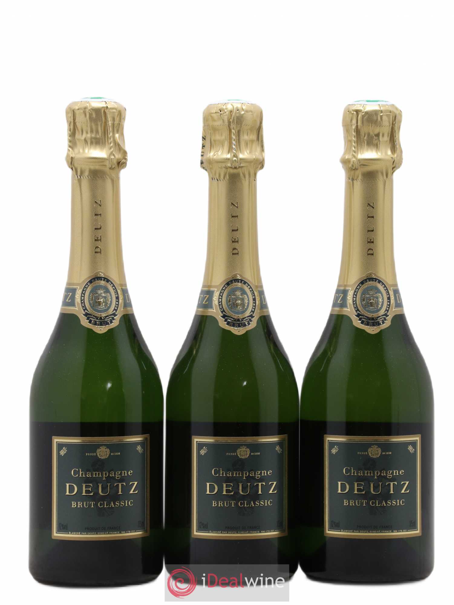 Brut Classic Deutz - Lot de 3 demi bouteilles - 0