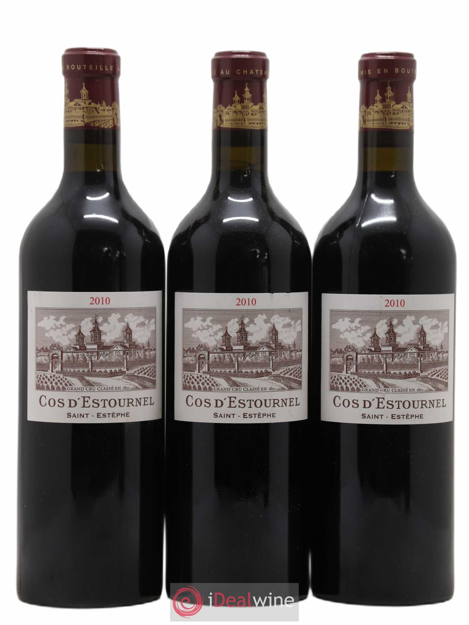 Cos d'Estournel 2ème Grand Cru Classé 2010 - Lot de 3 bouteilles - 0