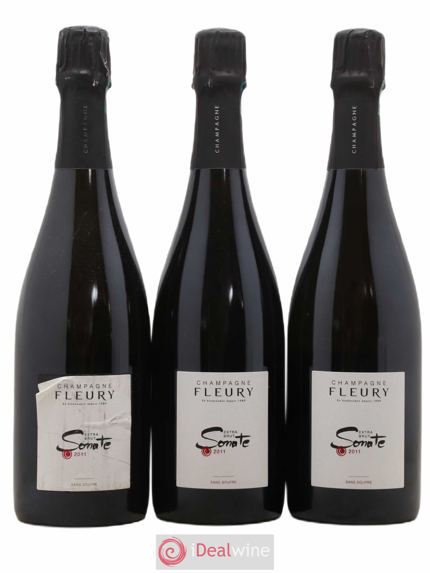 Sonate Extra-Brut Fleury 2011 - Lot de 3 bouteilles - 0
