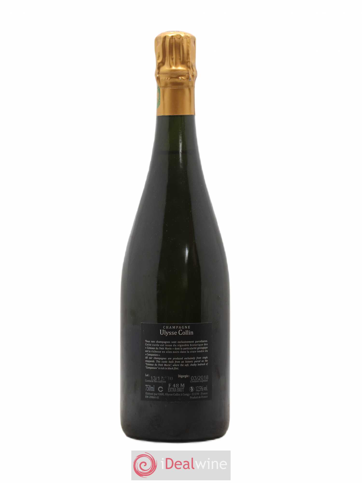 Les Roises Blanc de Blancs Extra-Brut Ulysse Collin - Lot de 1 bouteille - 1
